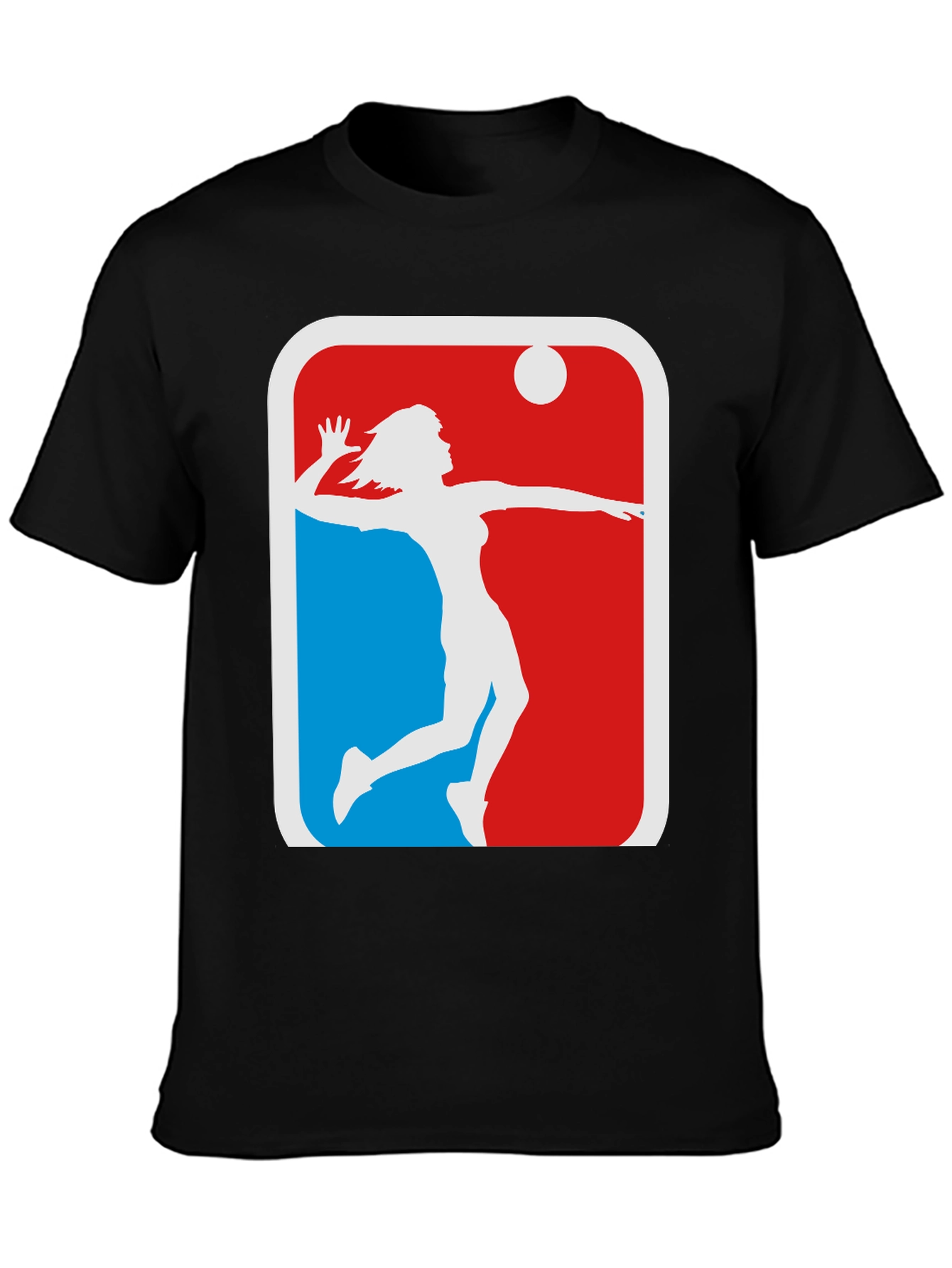 Volleyball Player Graphic T-Shirt