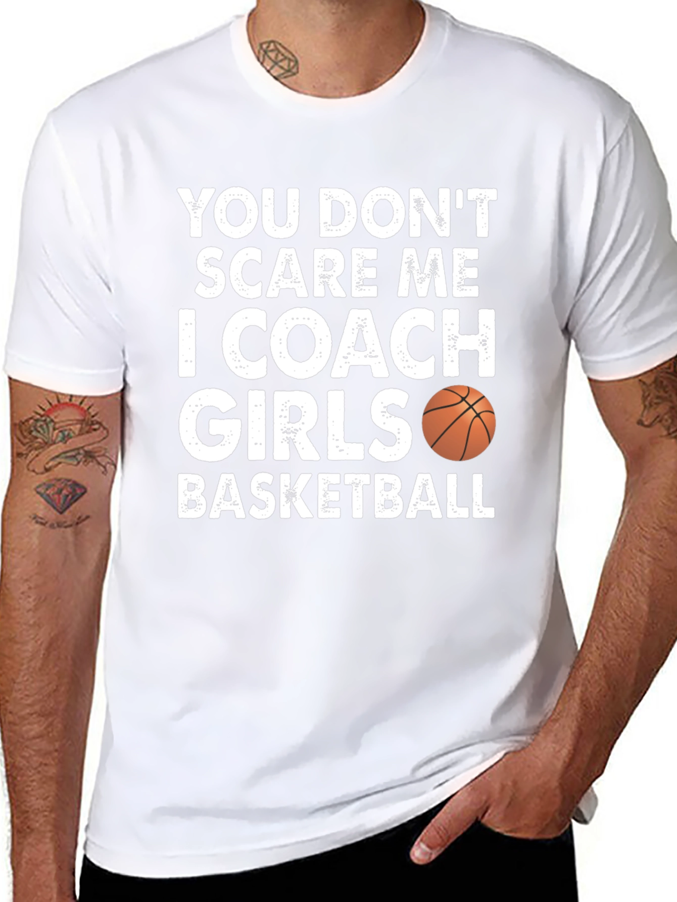 Funny Coach Girls Basketball T-Shirt