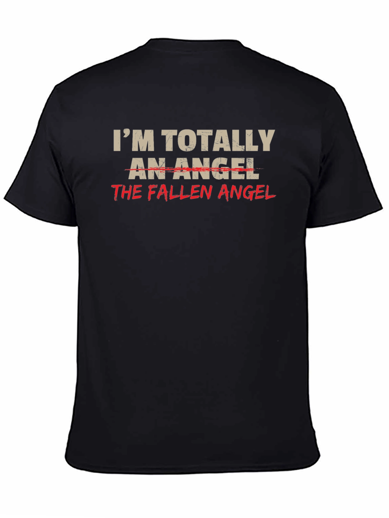 Fallen Angel Graphic T-Shirt - Black Humor Tee