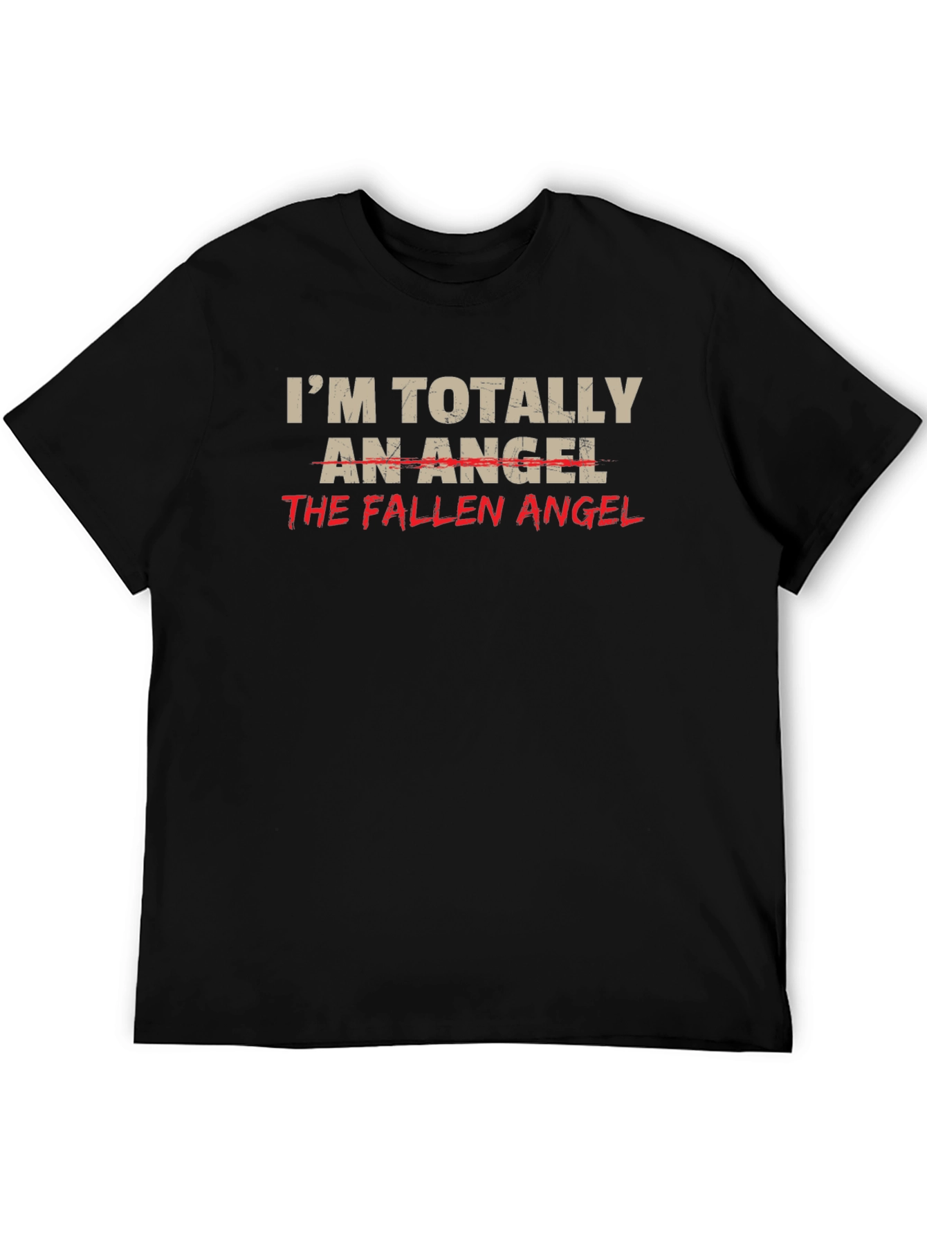 Fallen Angel Graphic T-Shirt - Black Humor Tee