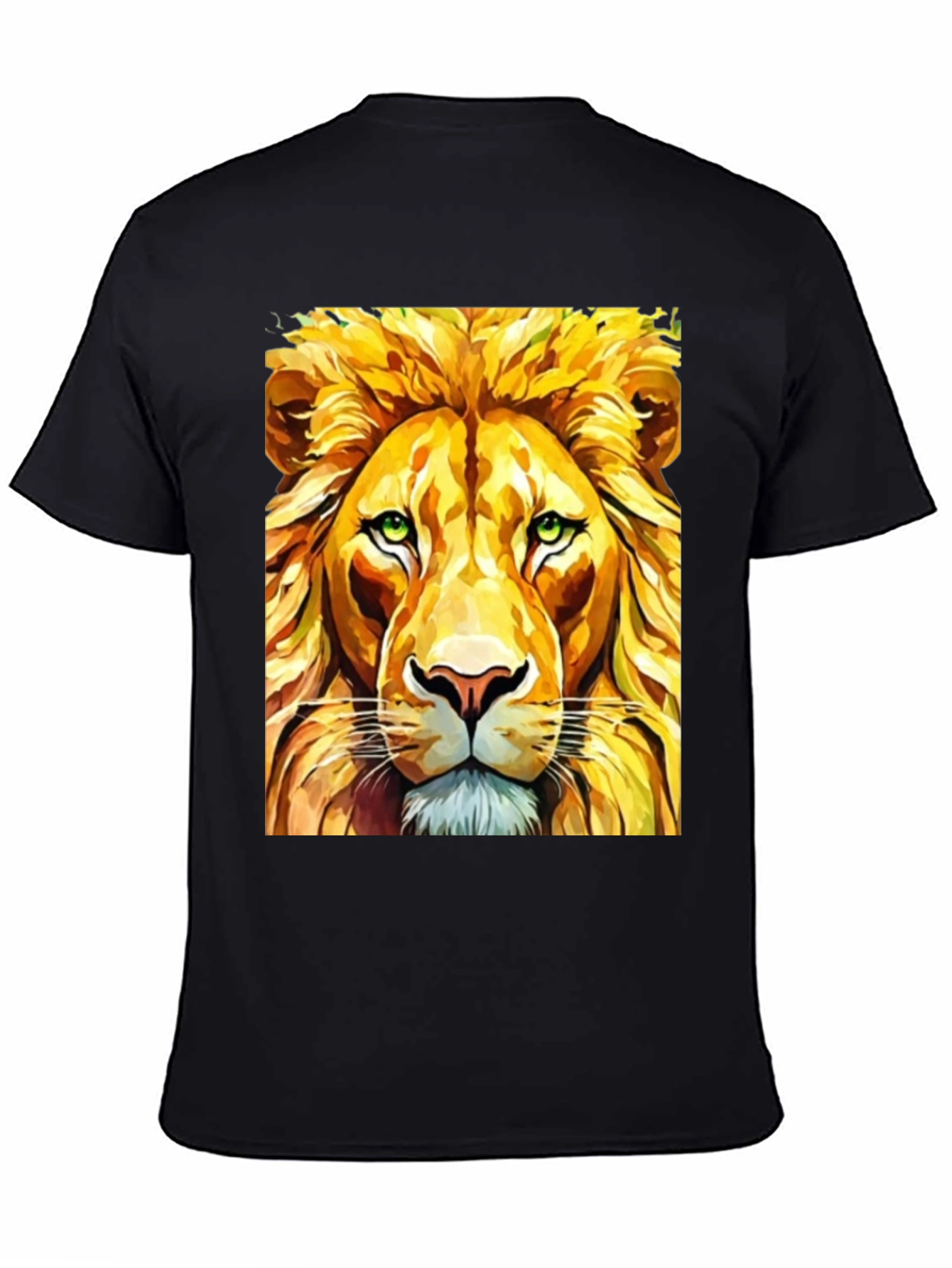 Lion Graphic T-Shirt - Bold Animal Print Tee