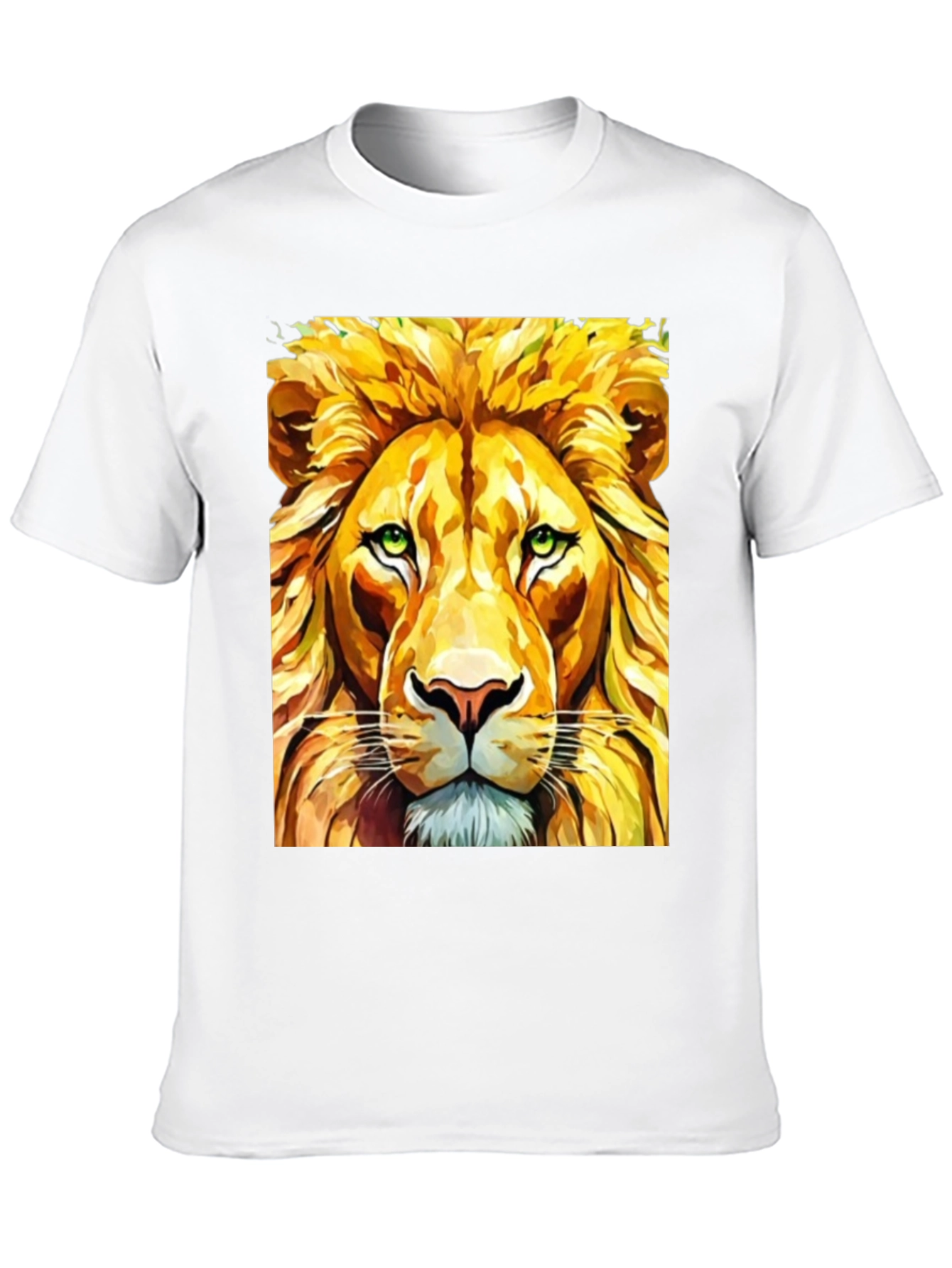 Lion Graphic T-Shirt - Bold Animal Print Tee