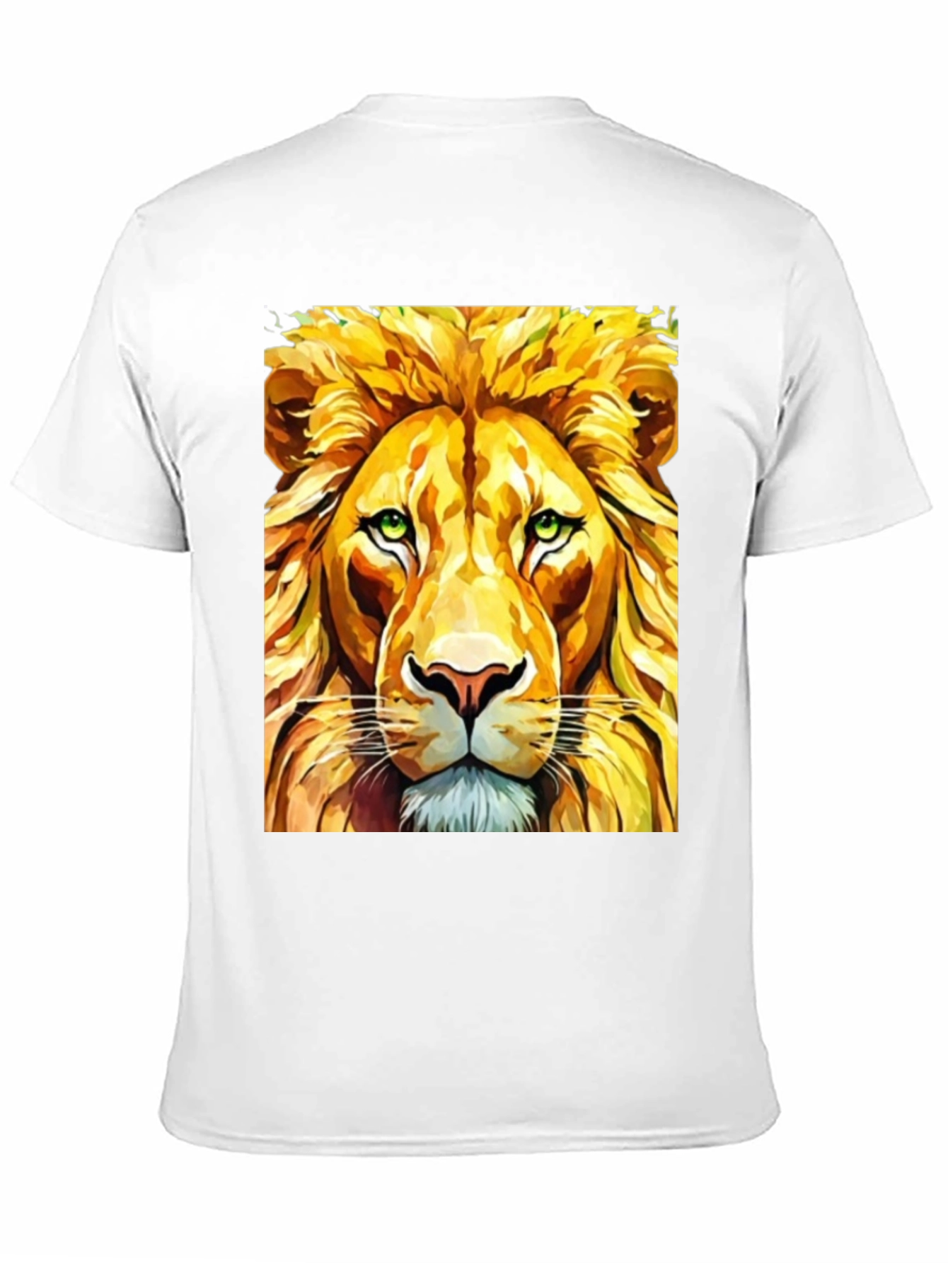 Lion Graphic T-Shirt - Bold Animal Print Tee