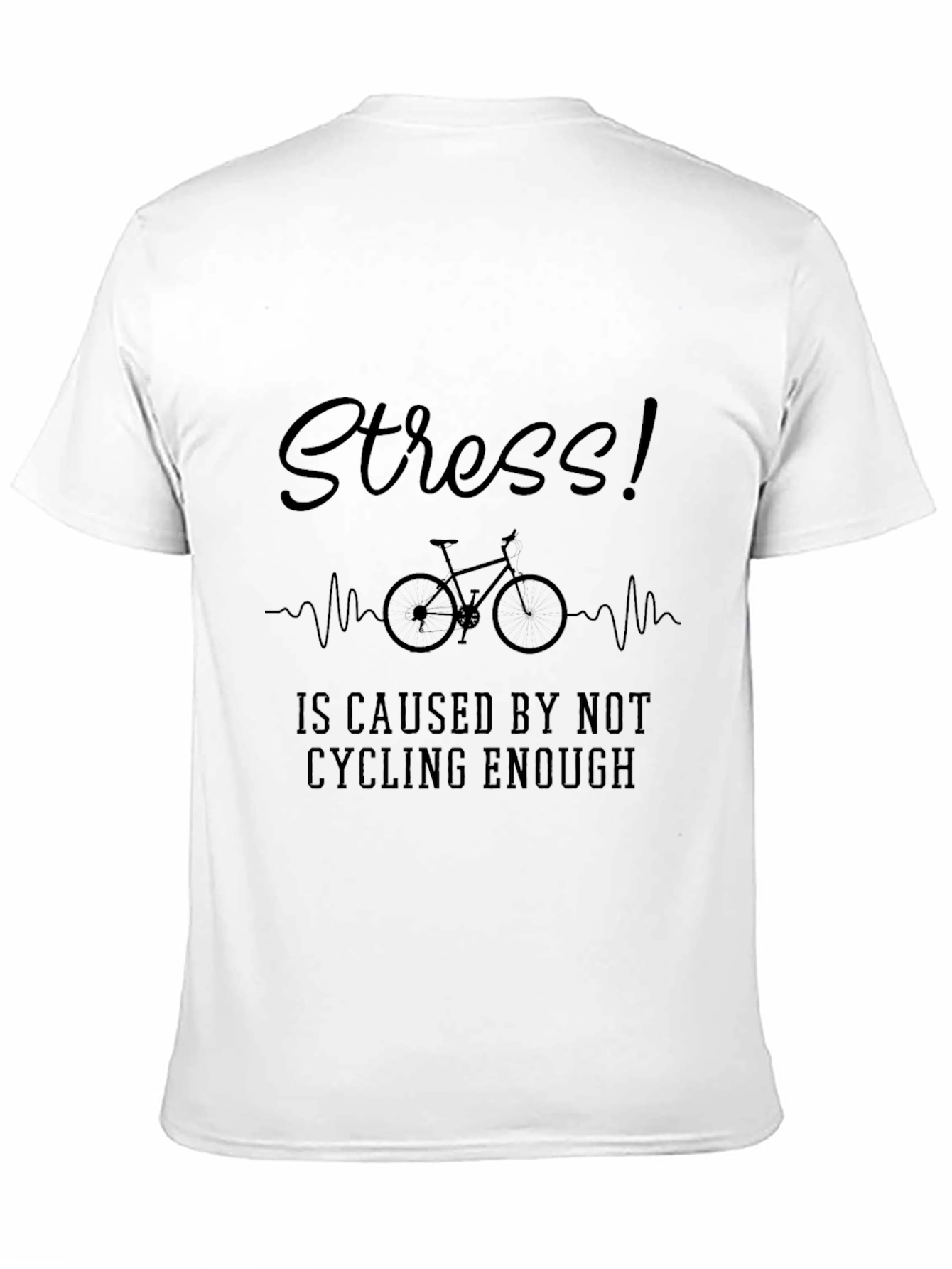 Cycling Stress Relief Graphic T-Shirt