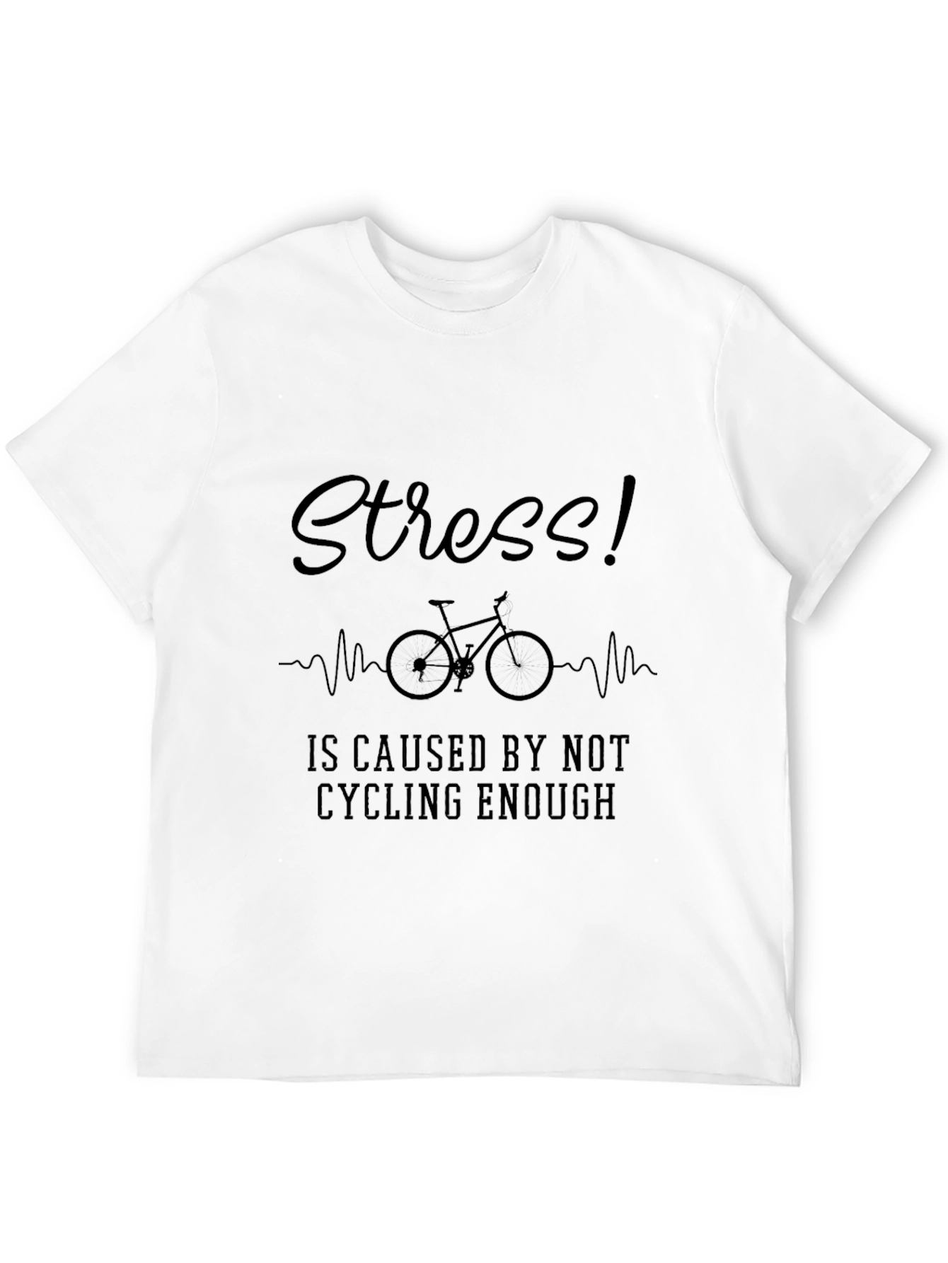 Cycling Stress Relief Graphic T-Shirt
