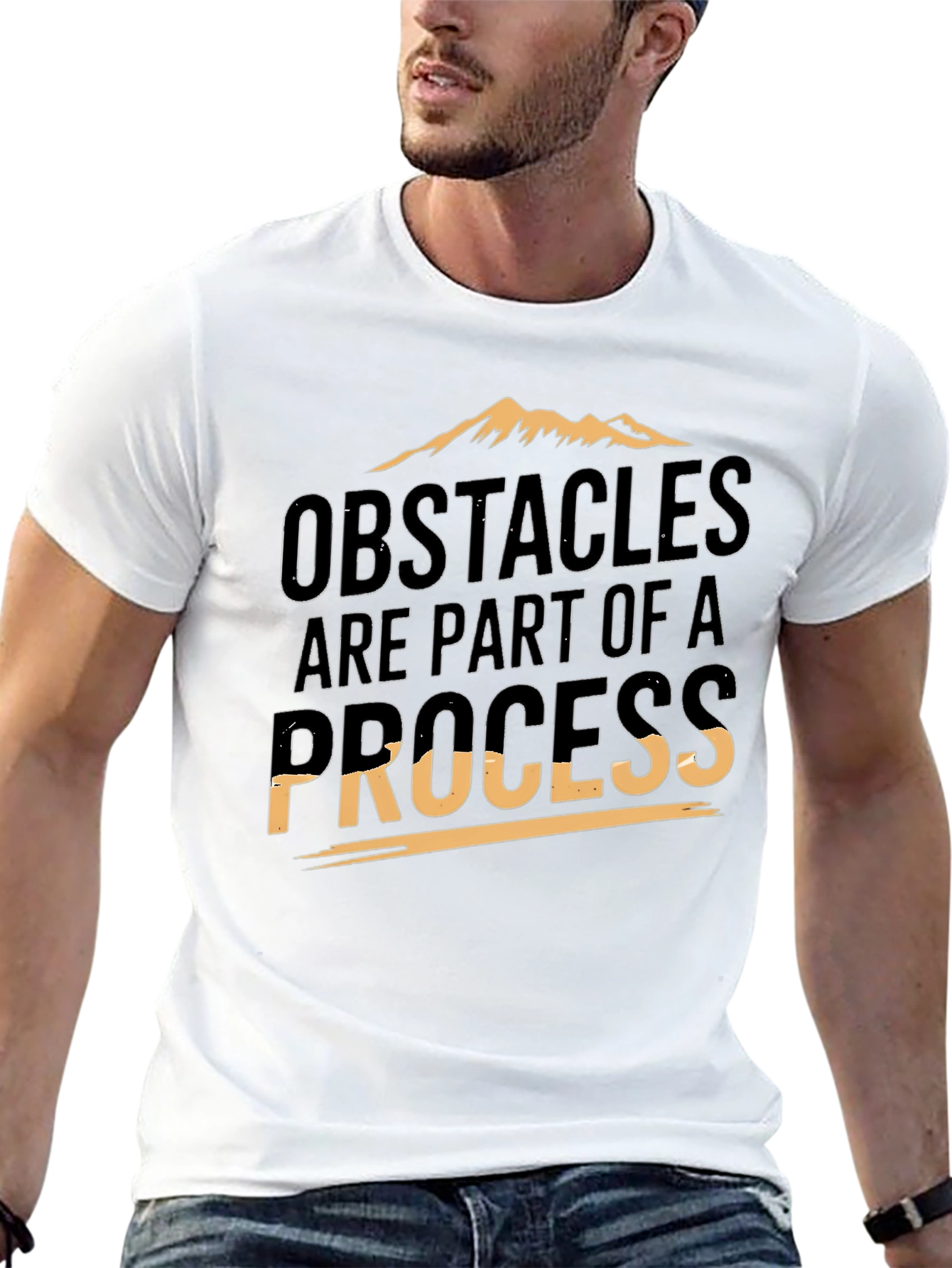 Obstacles Are Part Of A Process Graphic Tee