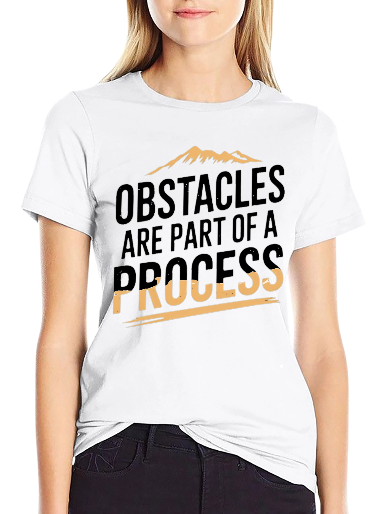 Obstacles Are Part Of A Process Graphic Tee