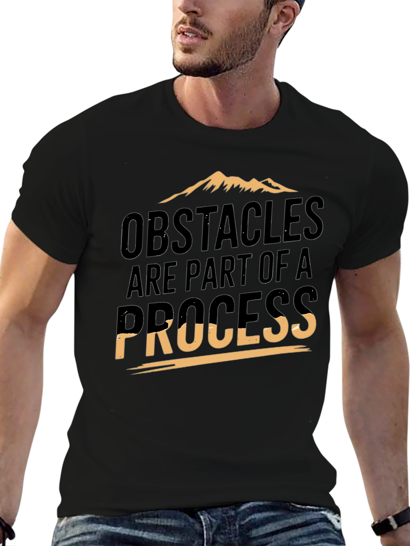 Obstacles Are Part Of A Process Graphic Tee