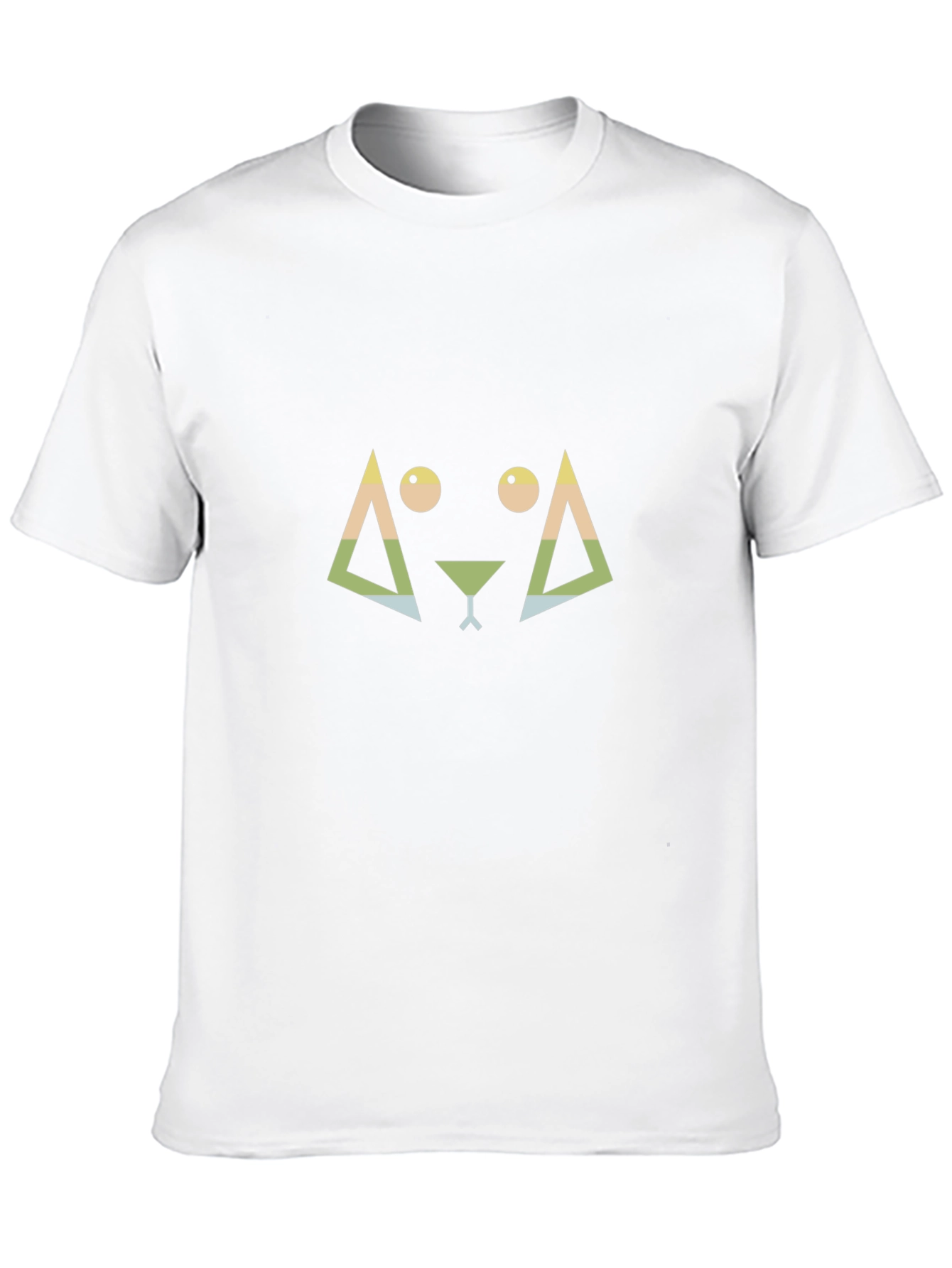 Geometric Animal Graphic Tee - Modern Casual Style