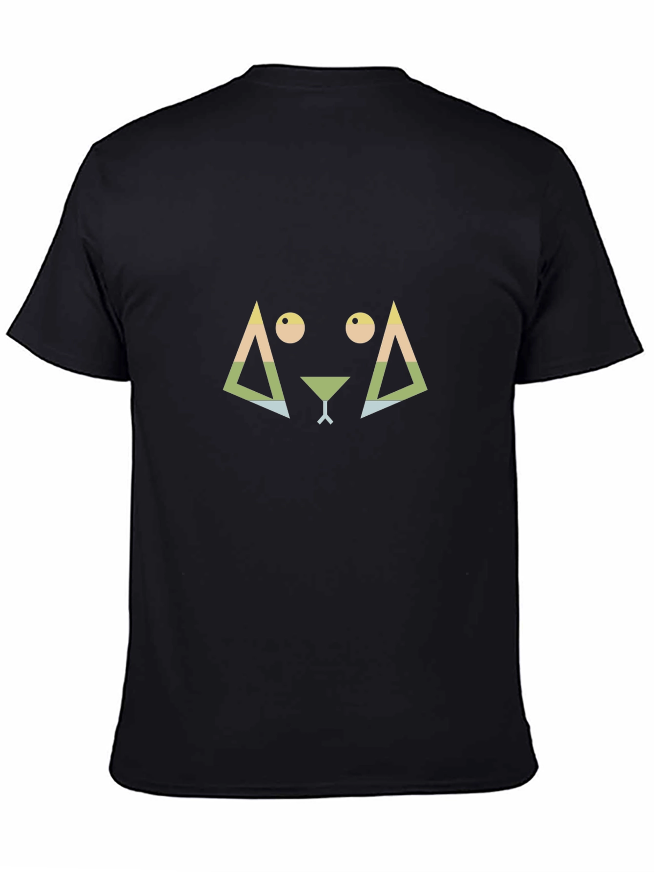 Geometric Animal Graphic Tee - Modern Casual Style