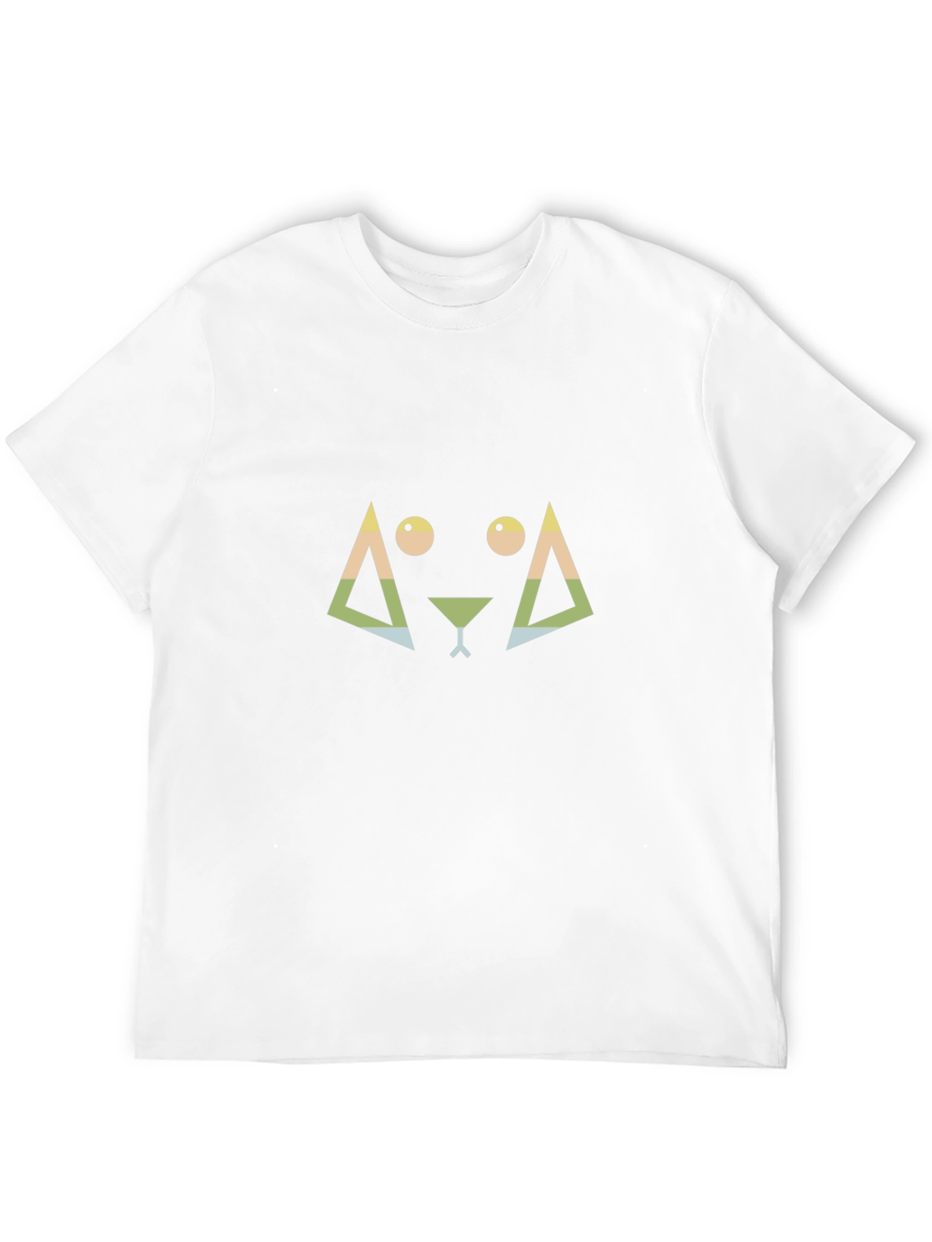 Geometric Animal Graphic Tee - Modern Casual Style