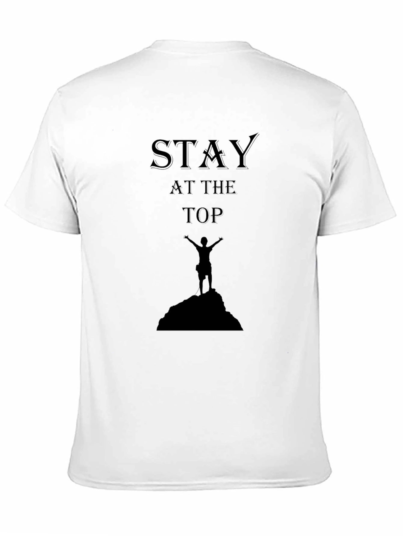 Stay at the Top Black T-Shirt