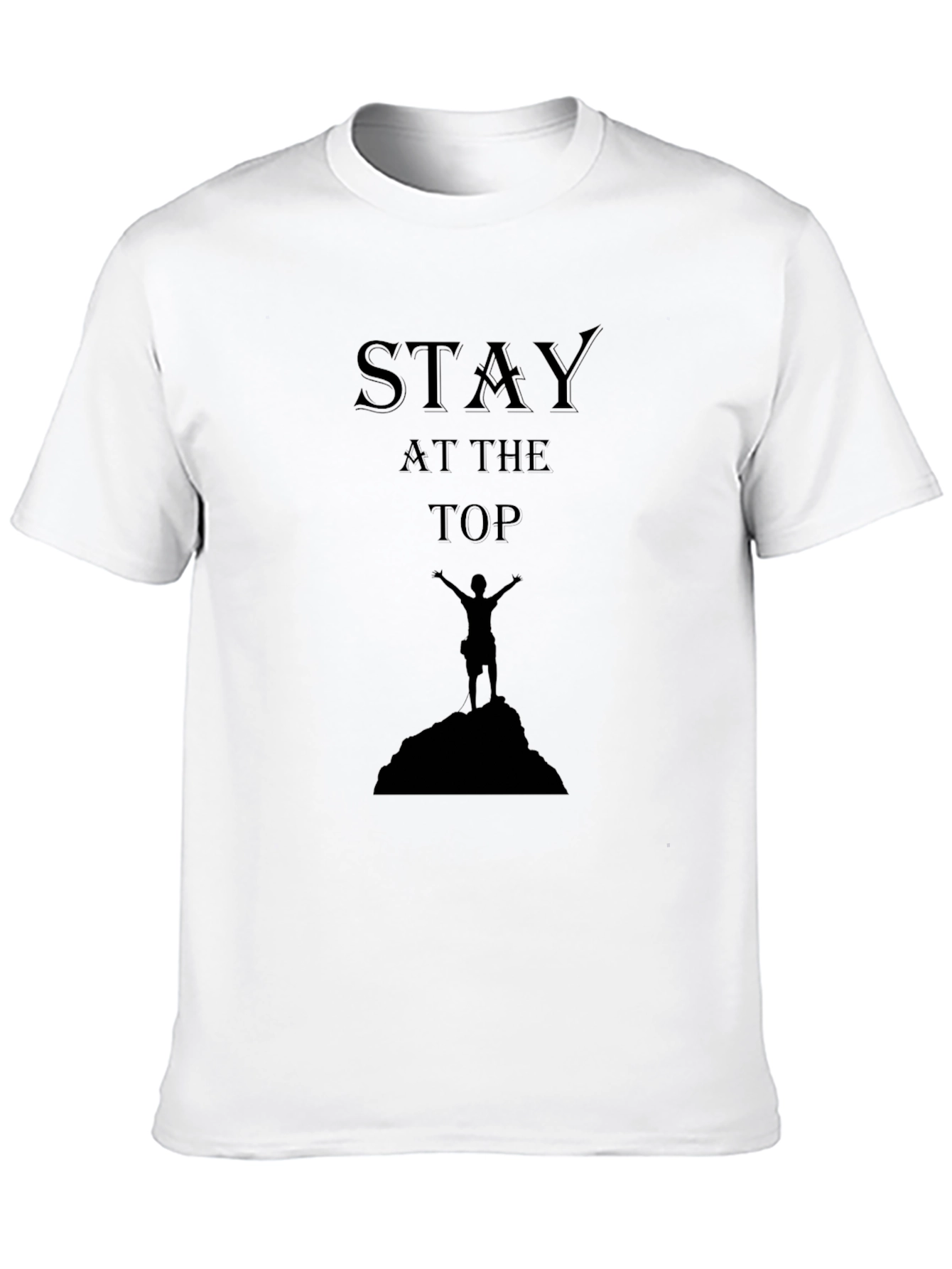 Stay at the Top Black T-Shirt