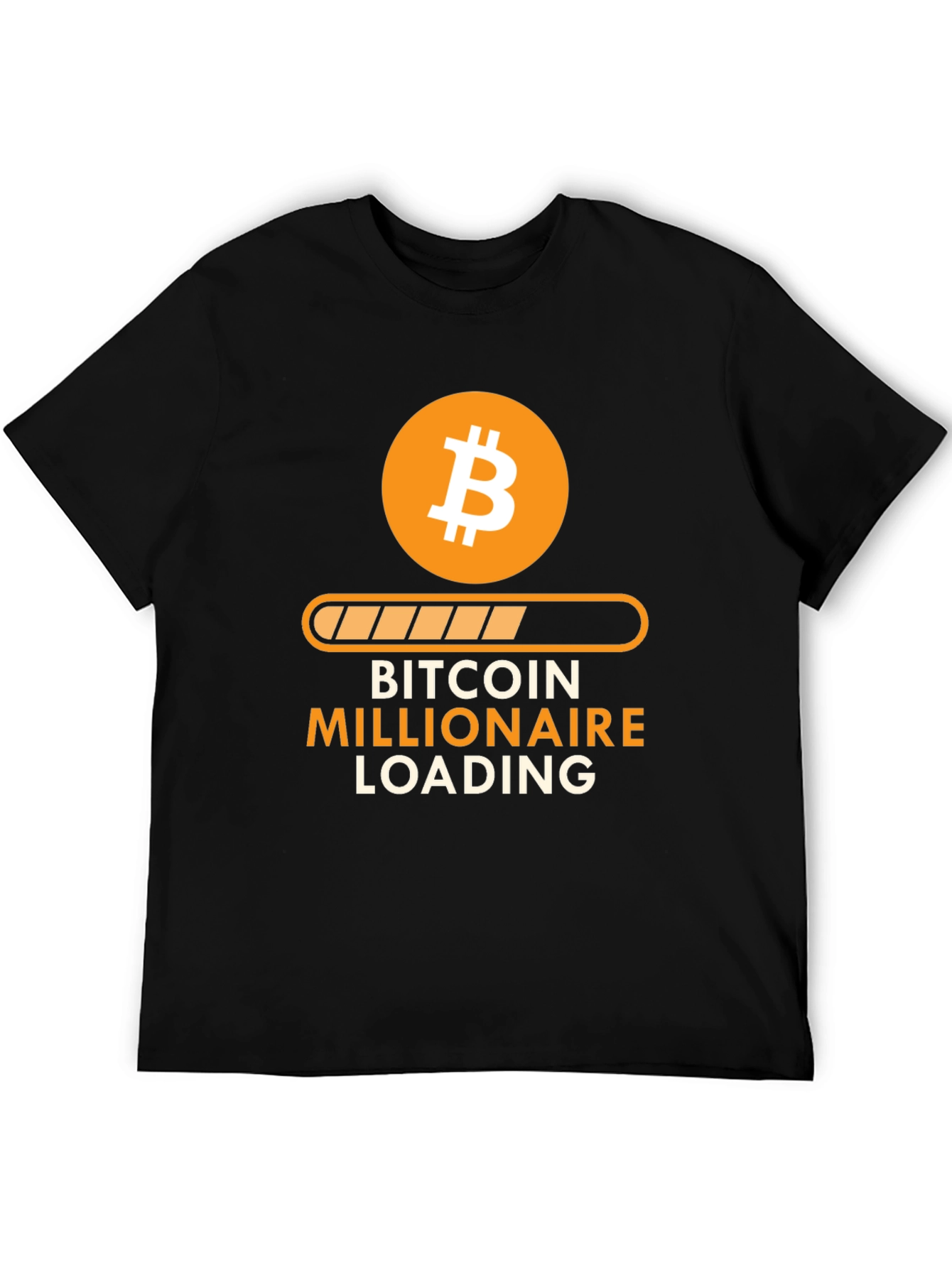 Bitcoin Millionaire Loading T-Shirt - Crypto Investor Tee