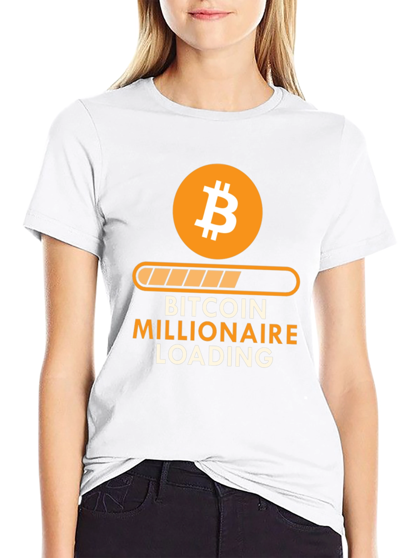 Bitcoin Millionaire Loading T-Shirt - Crypto Investor Tee