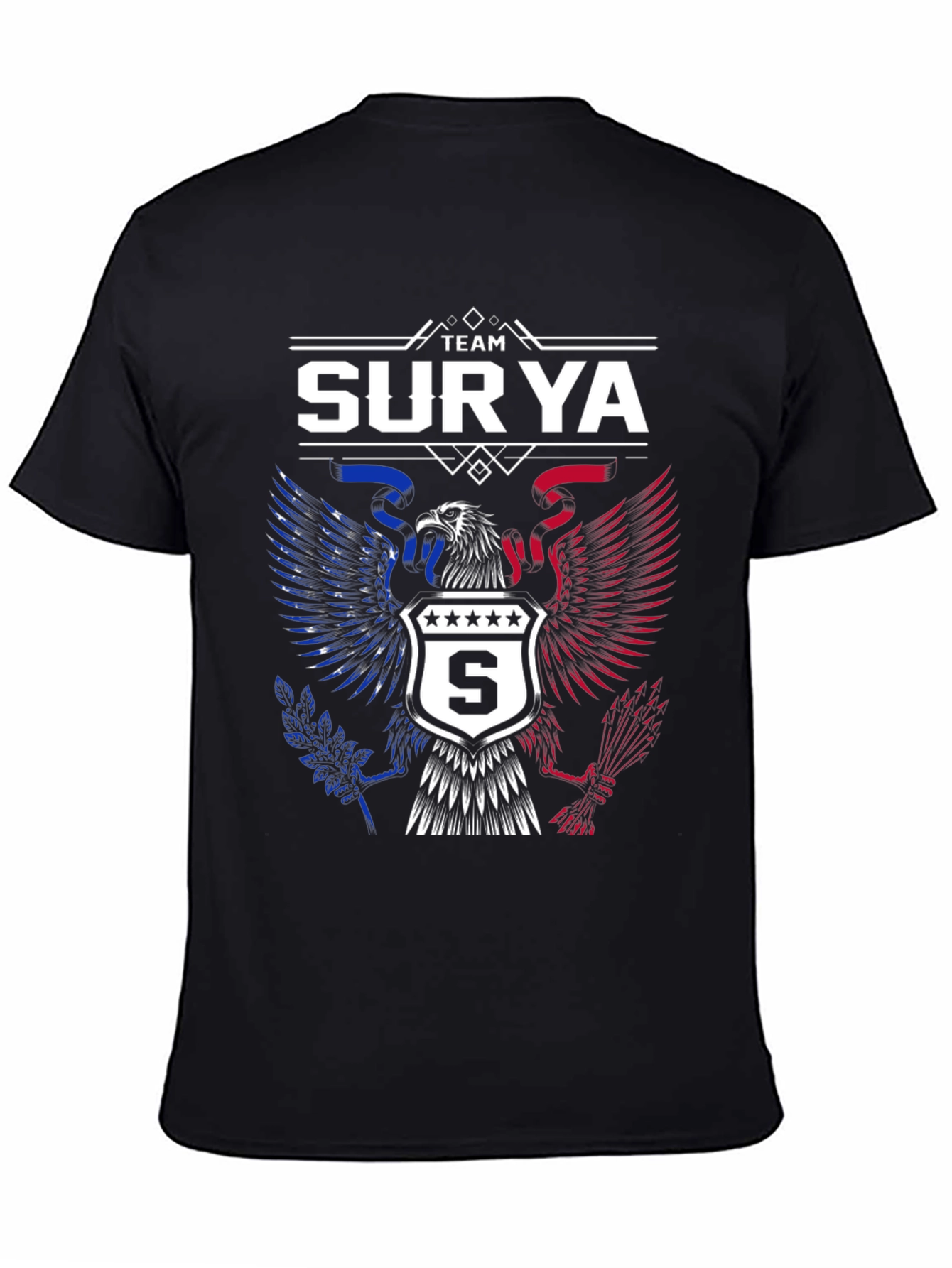 Team Surya Eagle Crest Graphic T-Shirt