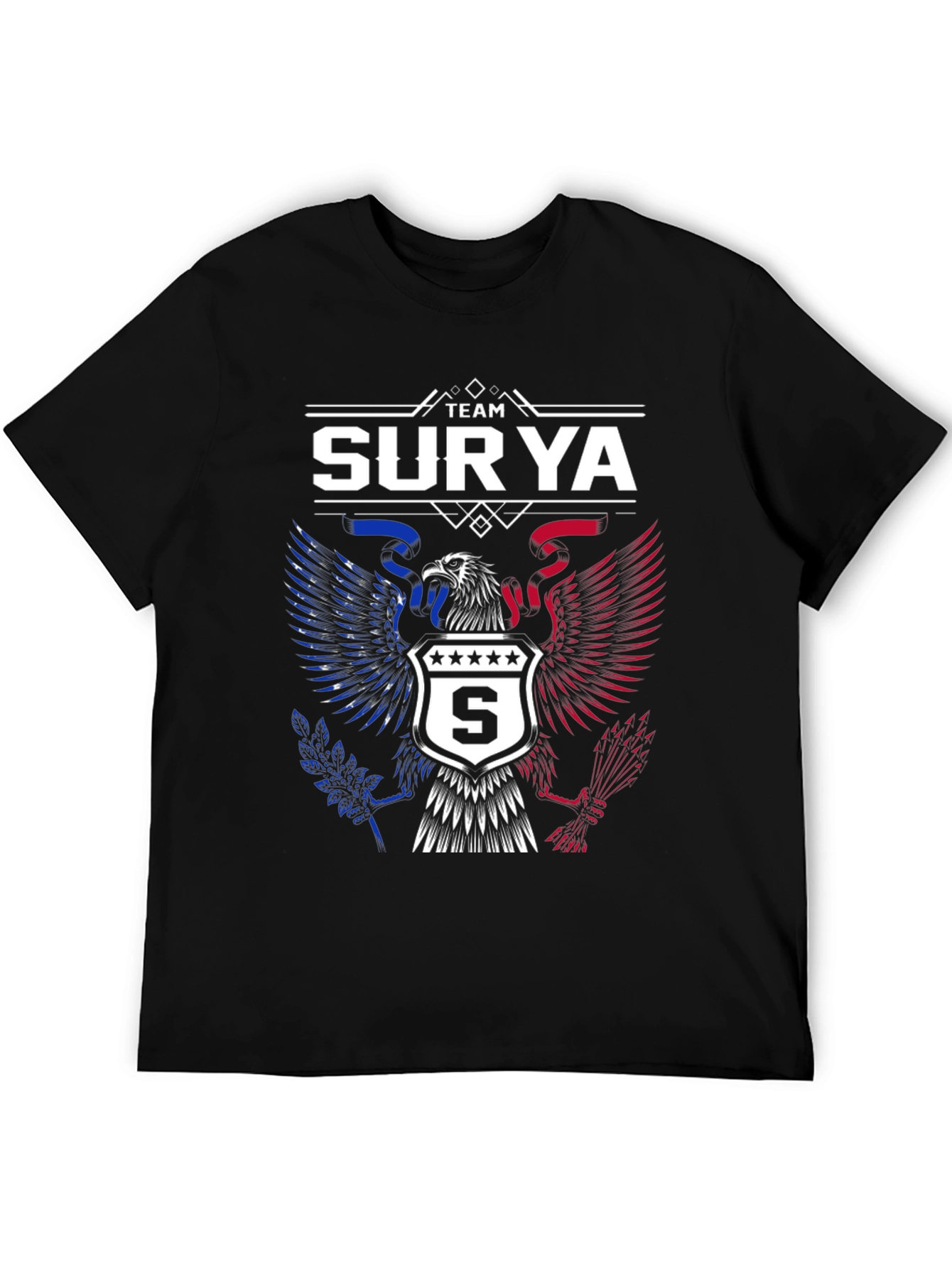 Team Surya Eagle Crest Graphic T-Shirt