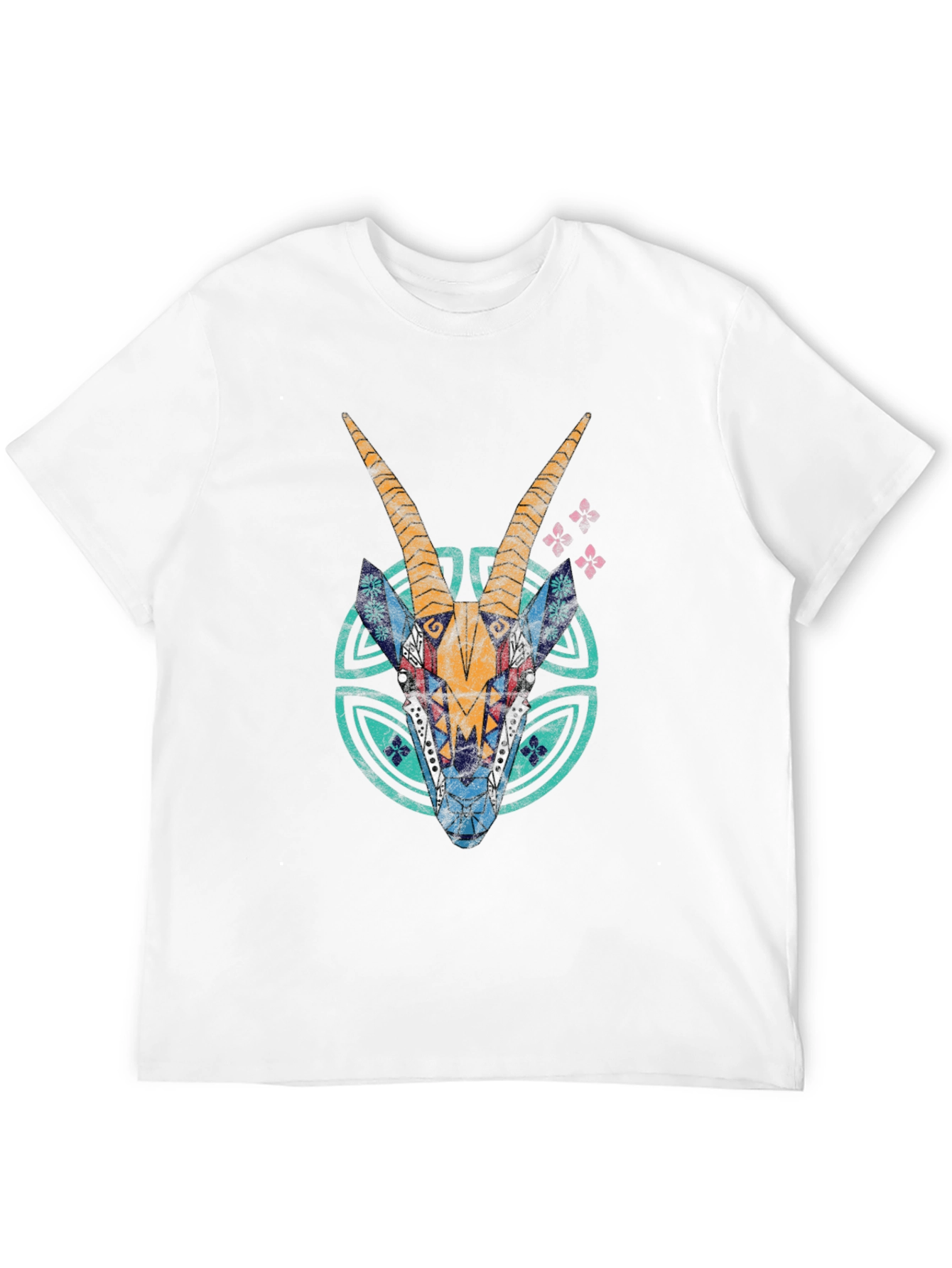 Tribal Antelope Graphic T-Shirt