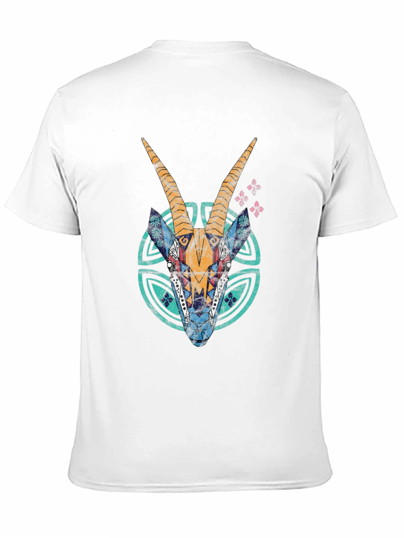 Tribal Antelope Graphic T-Shirt