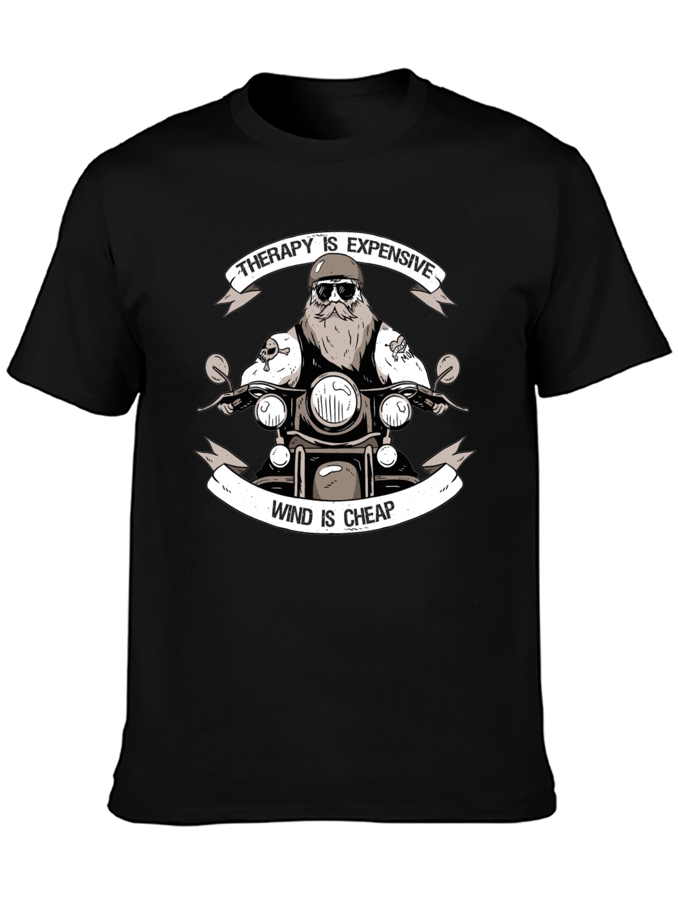 Therapy is Expensive Wind is Cheap Graphic T-Shirt