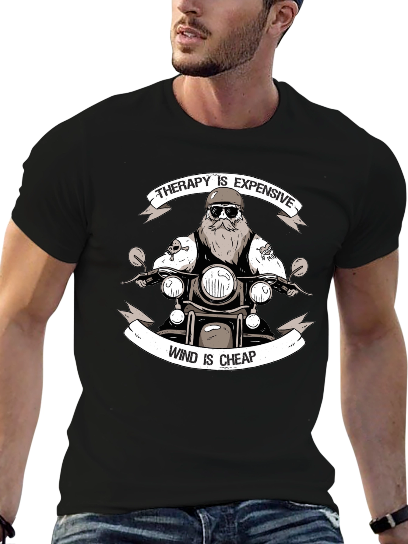 Therapy is Expensive Wind is Cheap Graphic T-Shirt