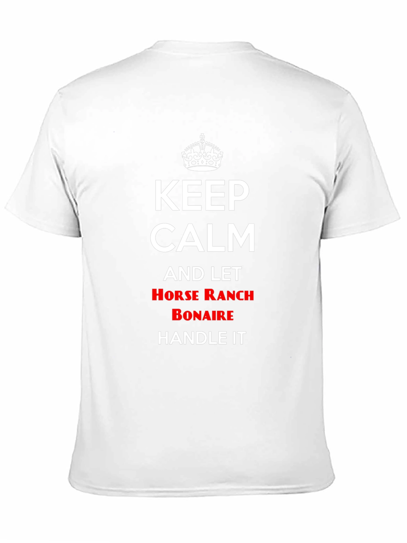 Keep Calm Horse Ranch Bonaire Graphic Tee