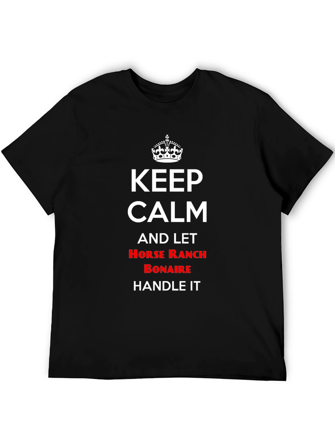 Keep Calm Horse Ranch Bonaire Graphic Tee