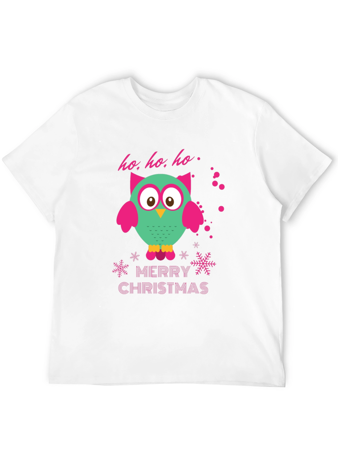 Festive Owl Merry Christmas T-Shirt