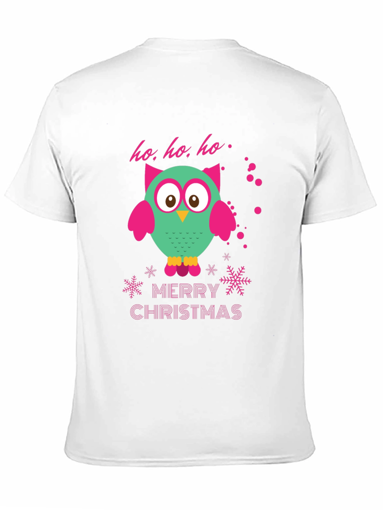 Festive Owl Merry Christmas T-Shirt