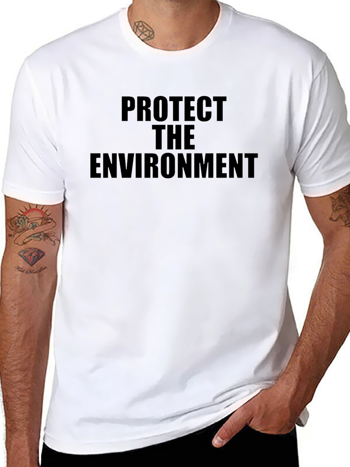 Protect The Environment Black T-Shirt