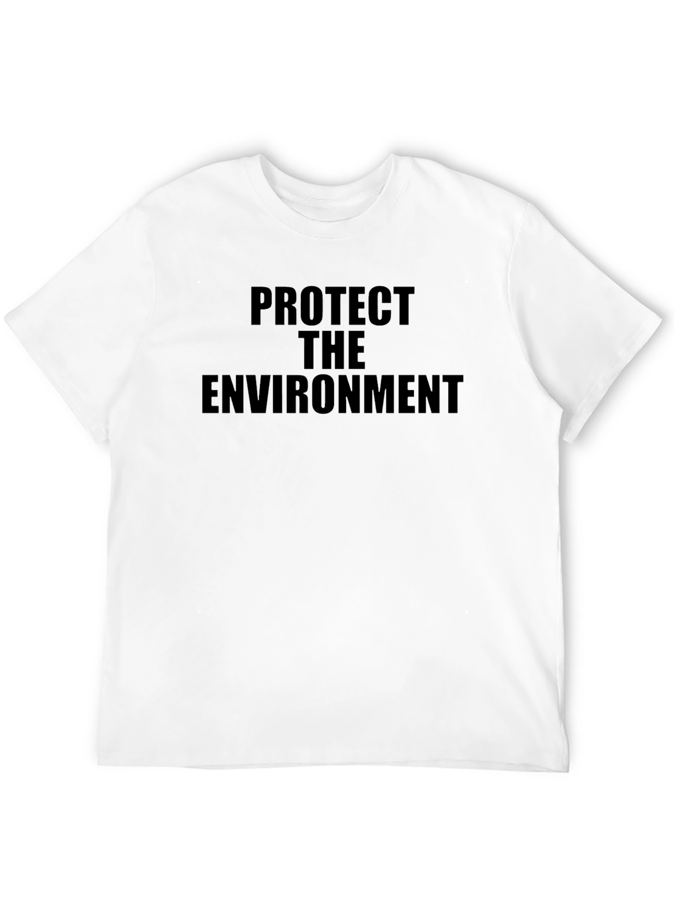 Protect The Environment Black T-Shirt