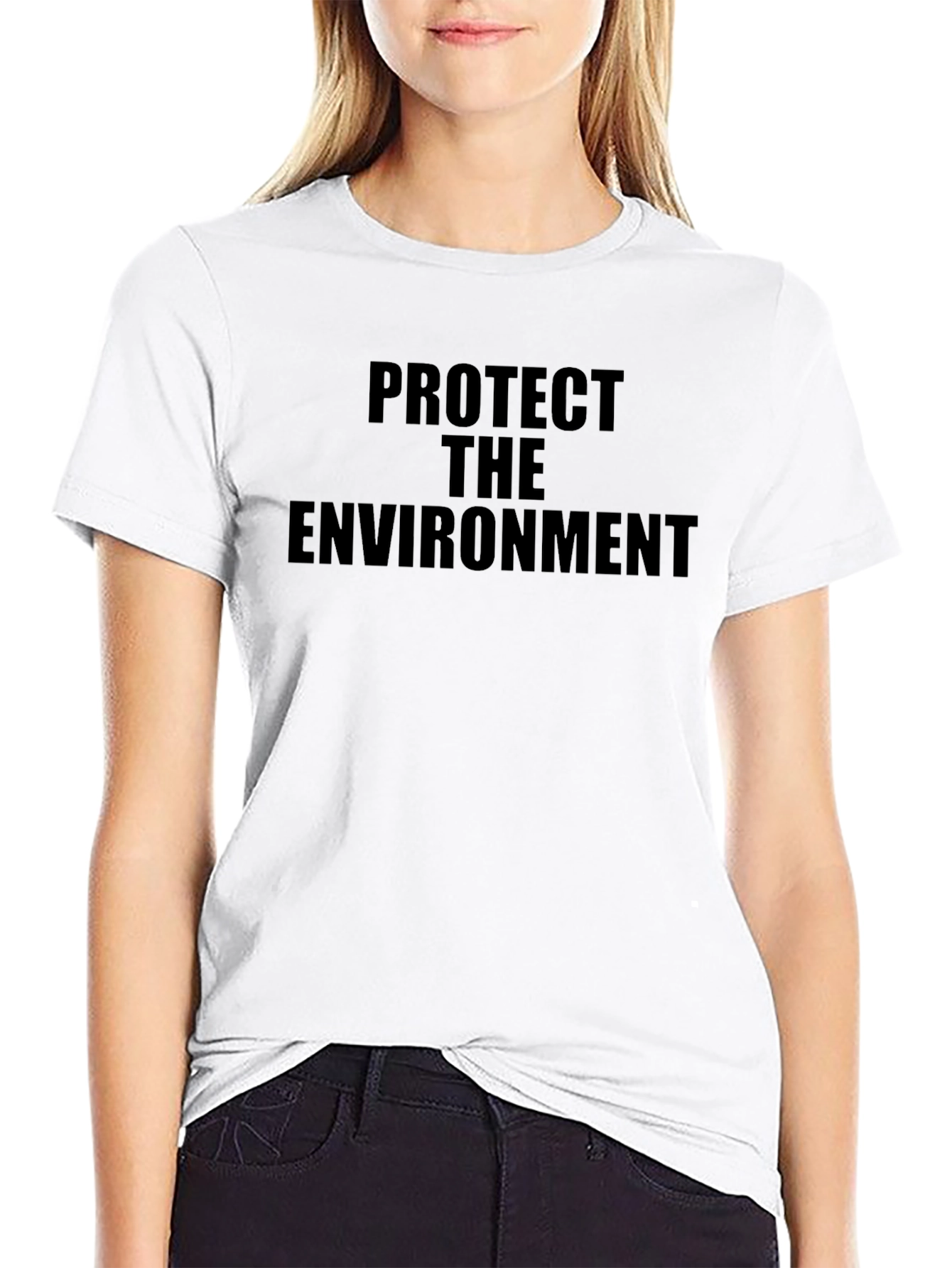 Protect The Environment Black T-Shirt