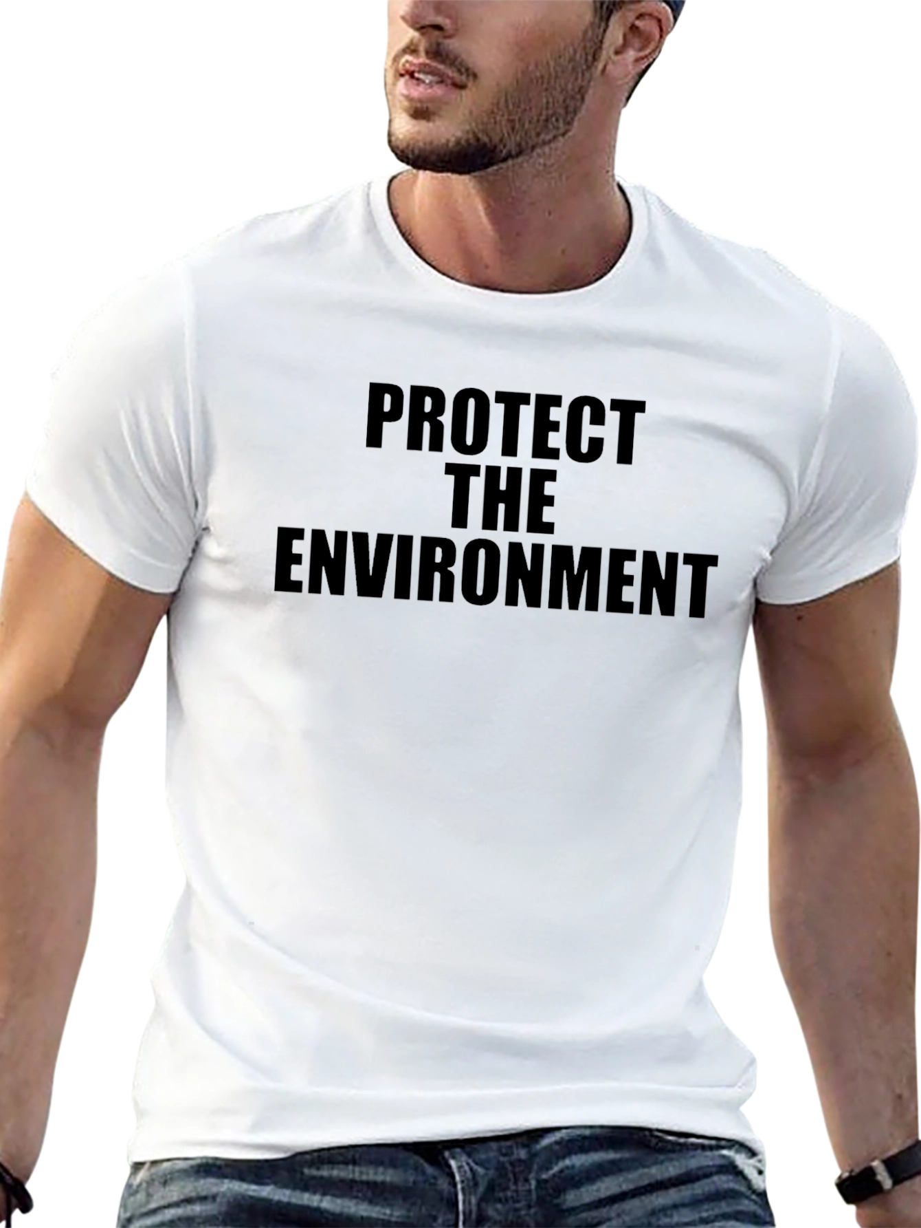 Protect The Environment Black T-Shirt