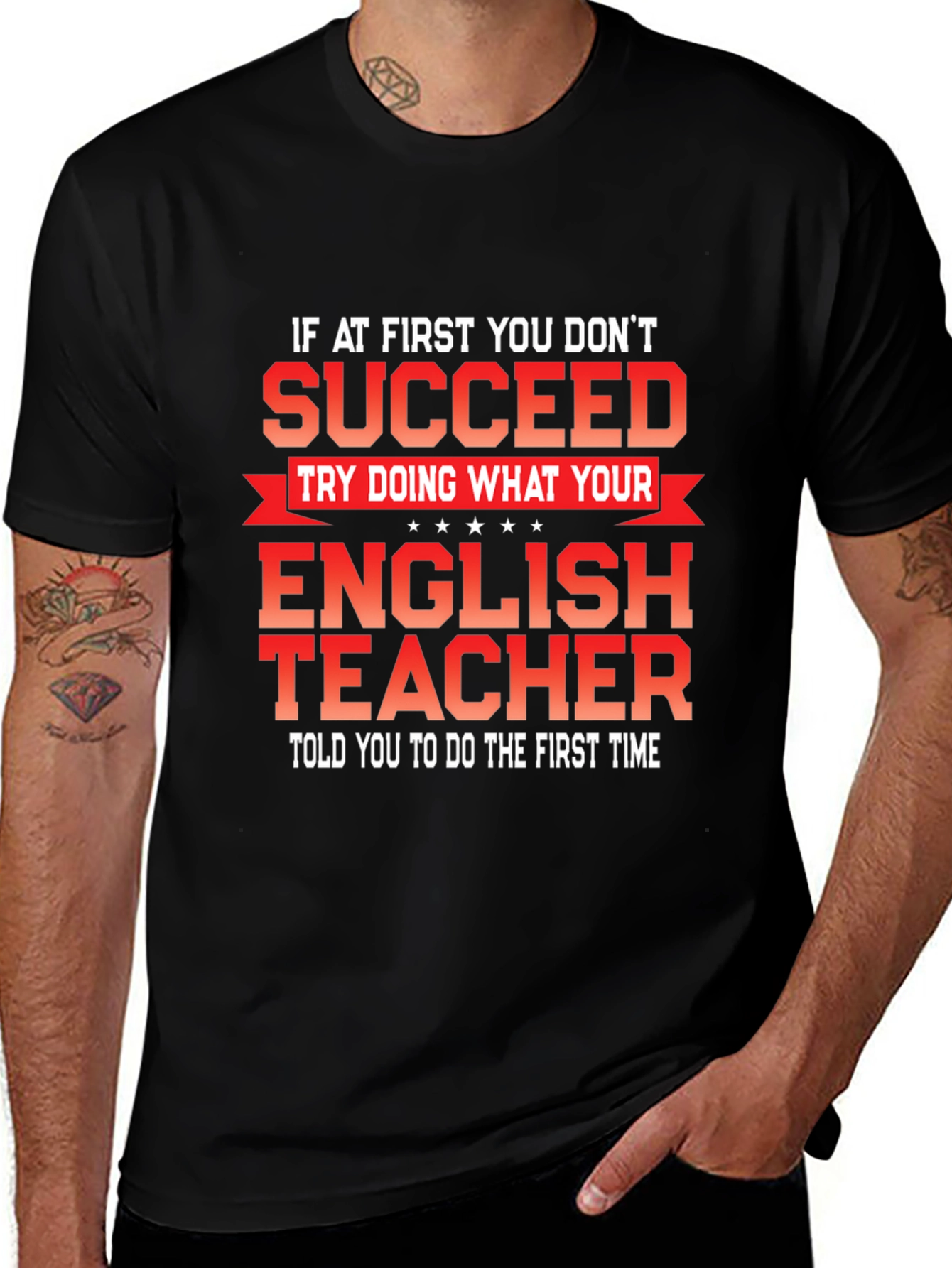 Funny English Teacher Graphic T-Shirt