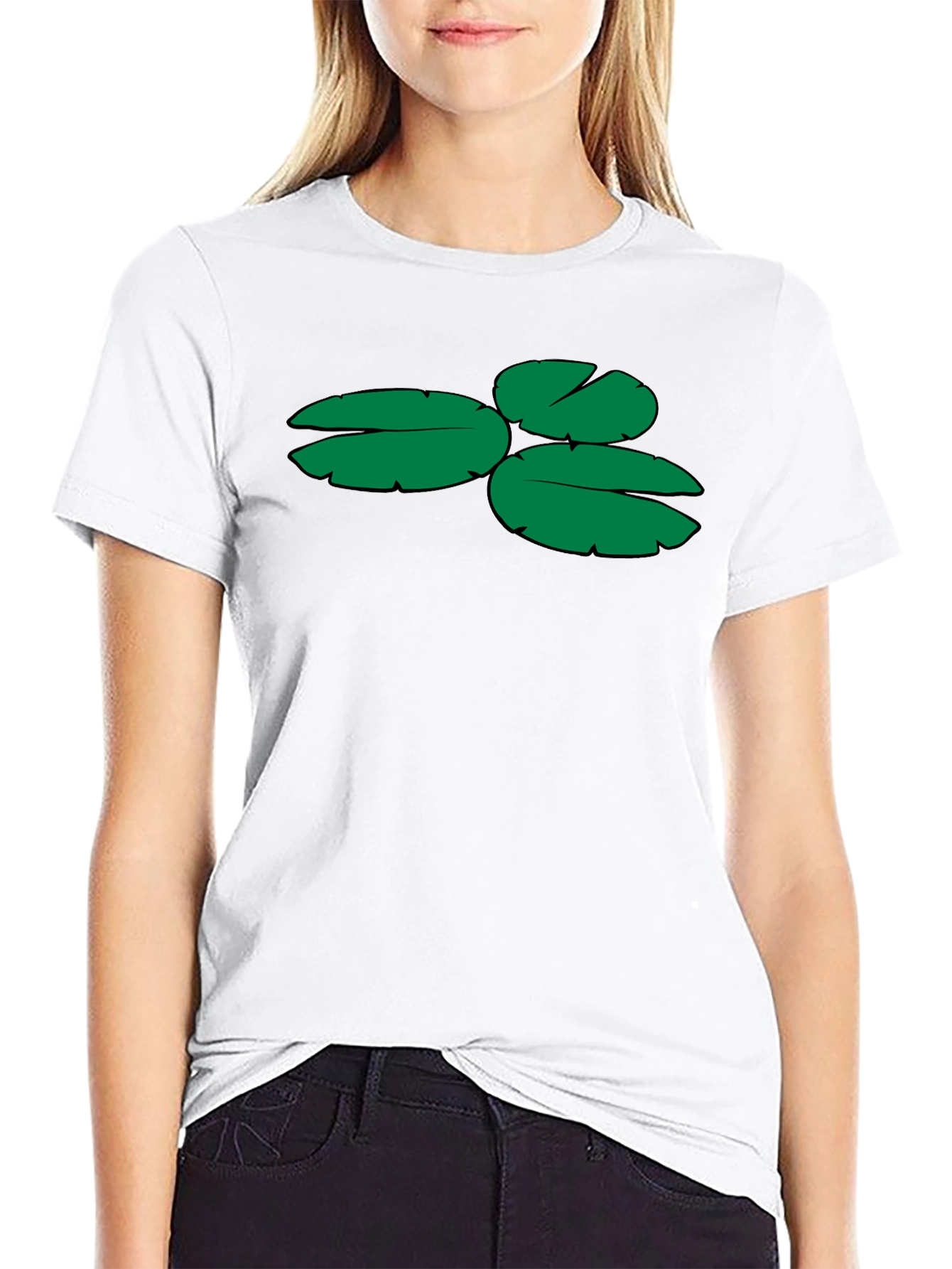 Lily Pad Graphic Tee - Soft Cotton Blend