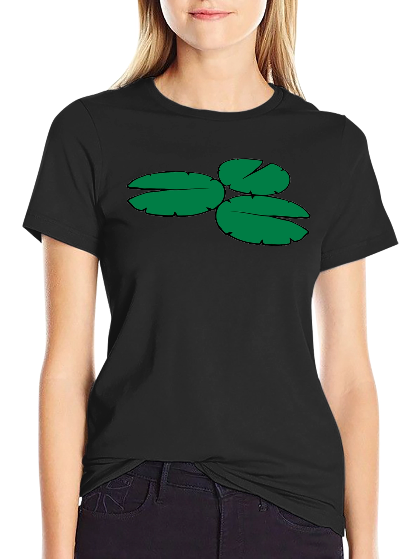 Lily Pad Graphic Tee - Soft Cotton Blend