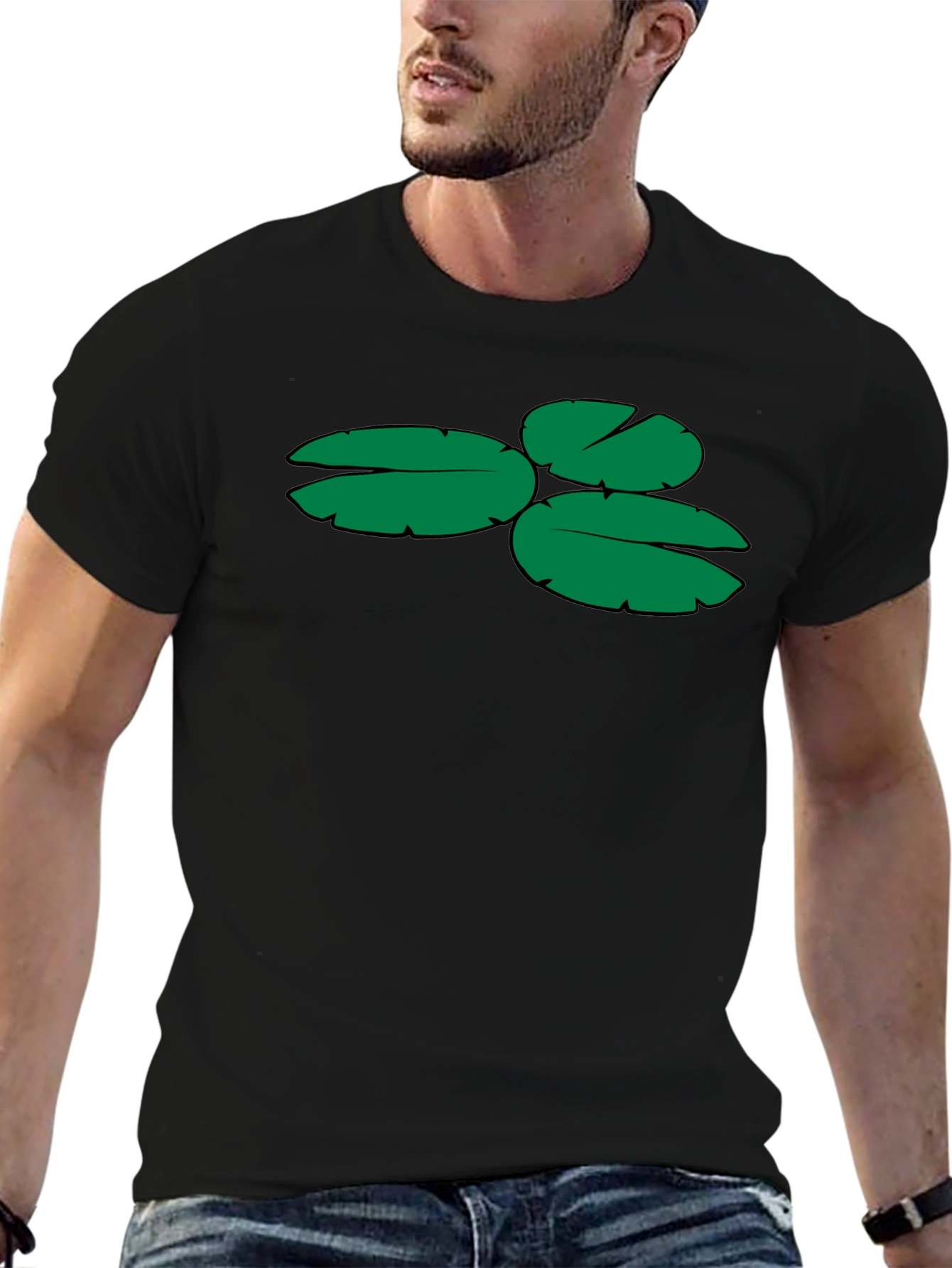 Lily Pad Graphic Tee - Soft Cotton Blend