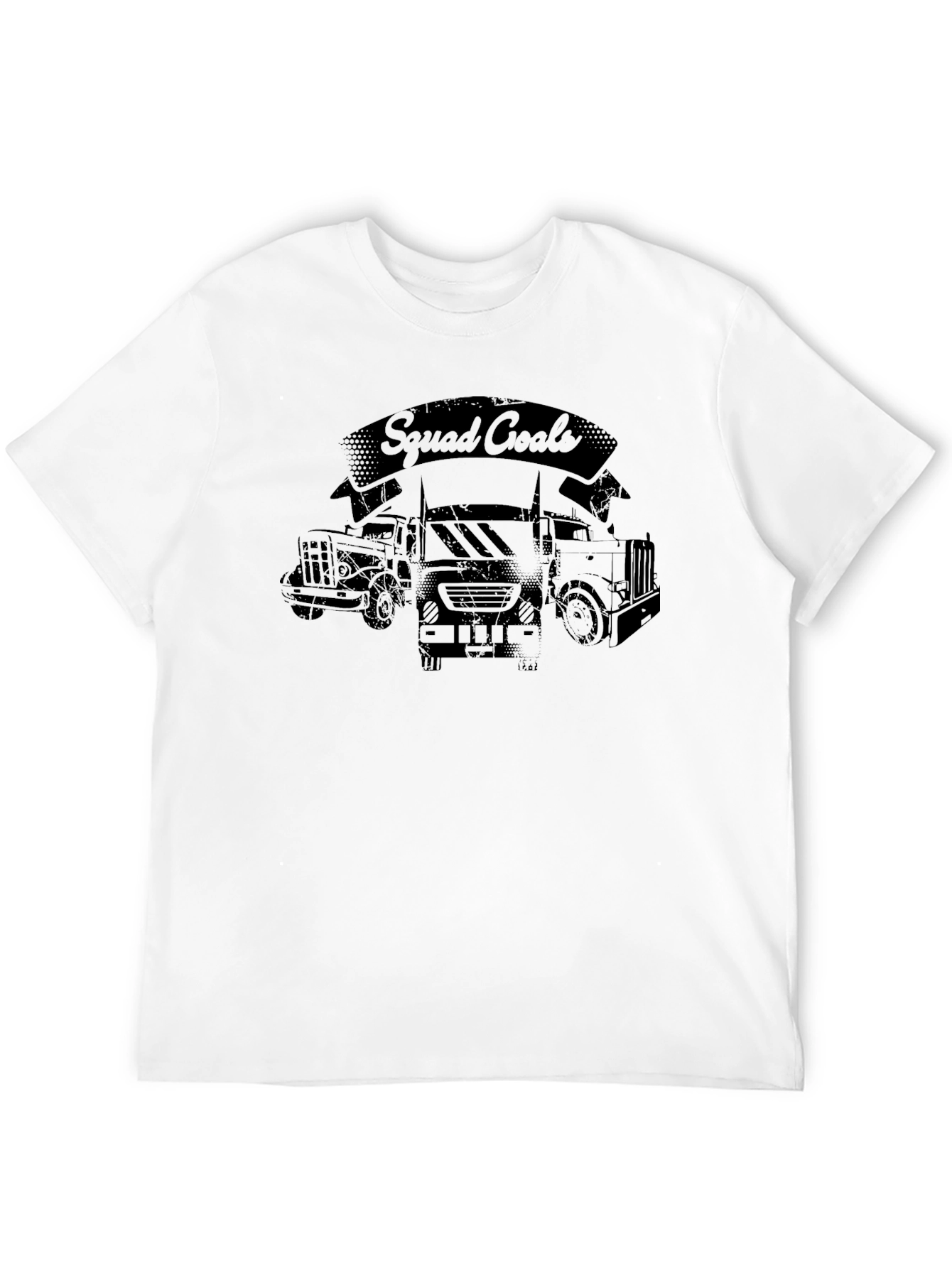 Squad Goals Trucker T-Shirt - Black