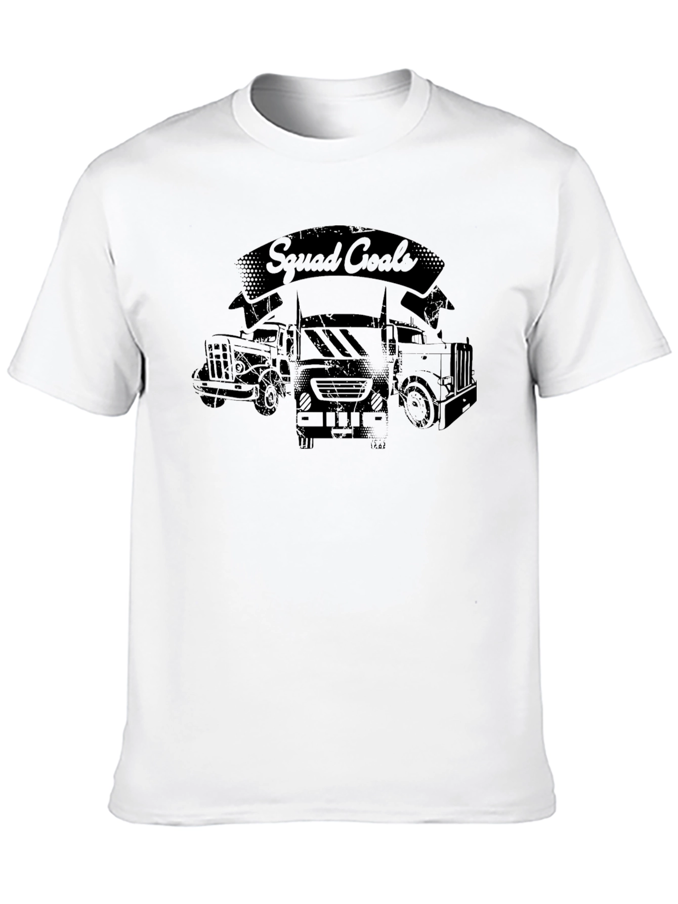 Squad Goals Trucker T-Shirt - Black