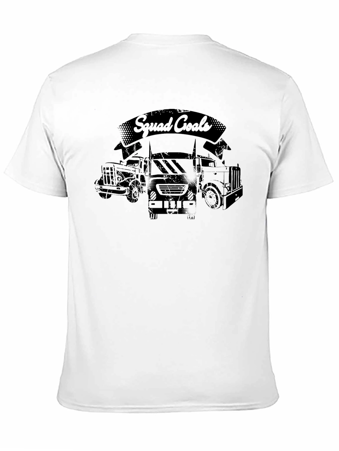 Squad Goals Trucker T-Shirt - Black