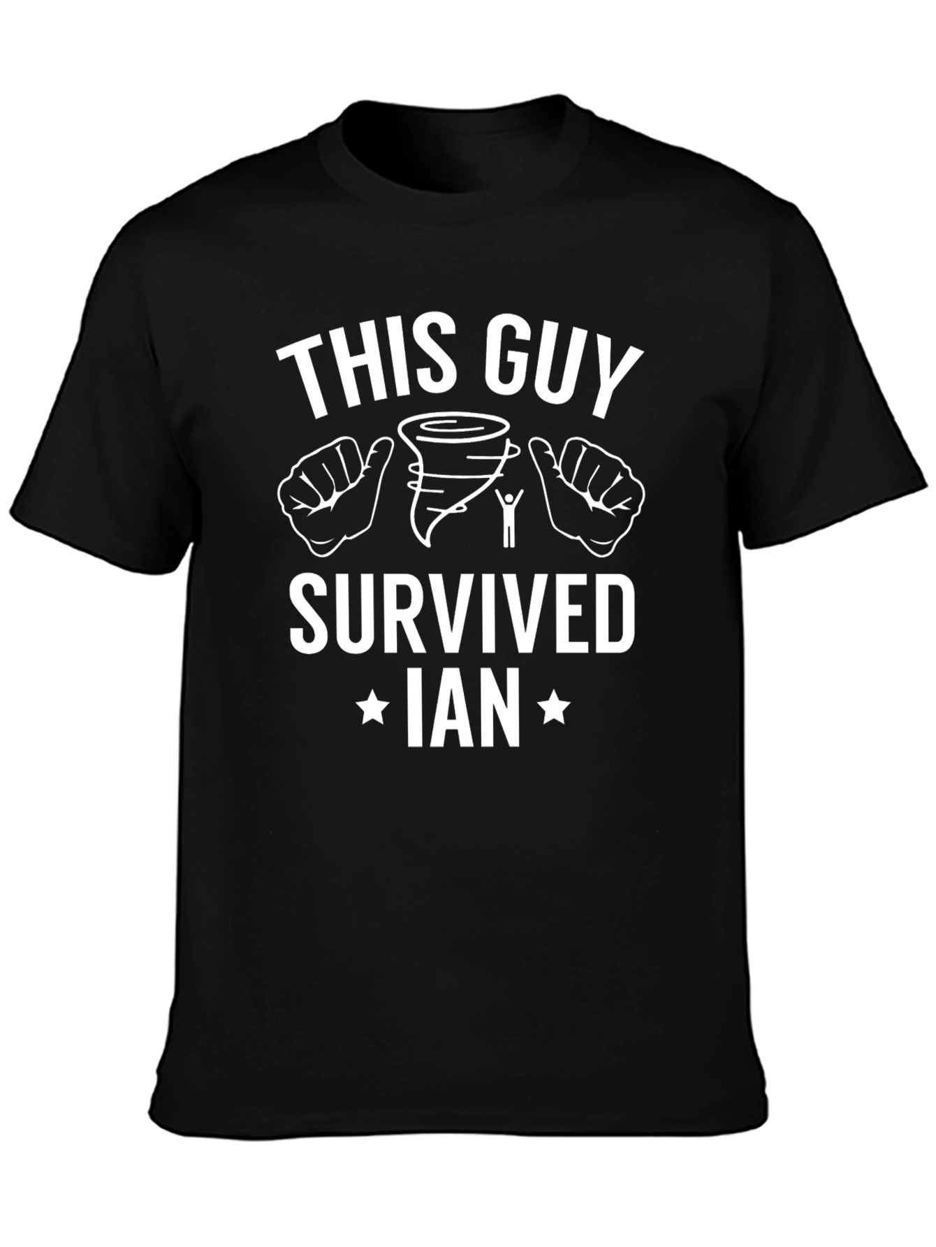 This Guy Survived Ian T-Shirt - Weather Resilient!