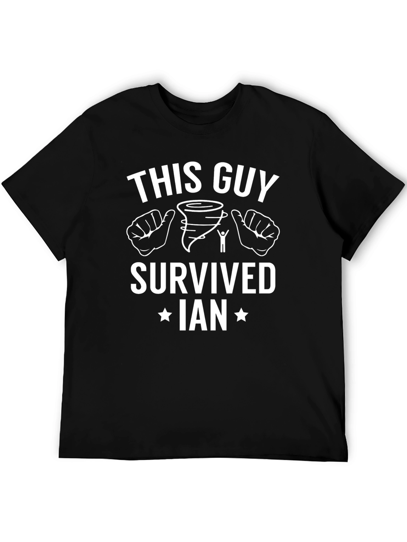 This Guy Survived Ian T-Shirt - Weather Resilient!