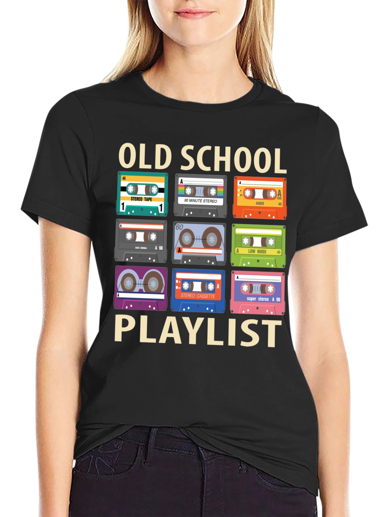 Retro Cassette Tape T-Shirt: Old School Playlist