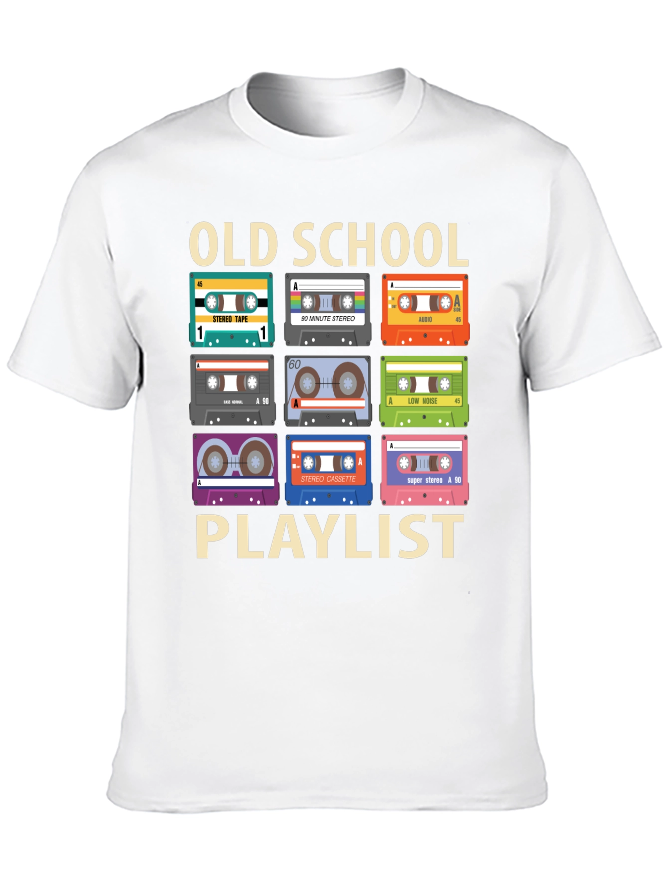 Retro Cassette Tape T-Shirt: Old School Playlist