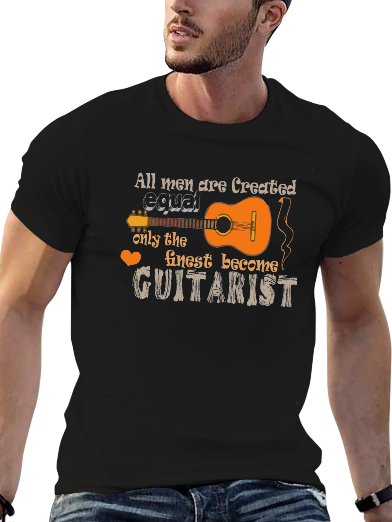 Guitarist T-Shirt - All Men Created Equal