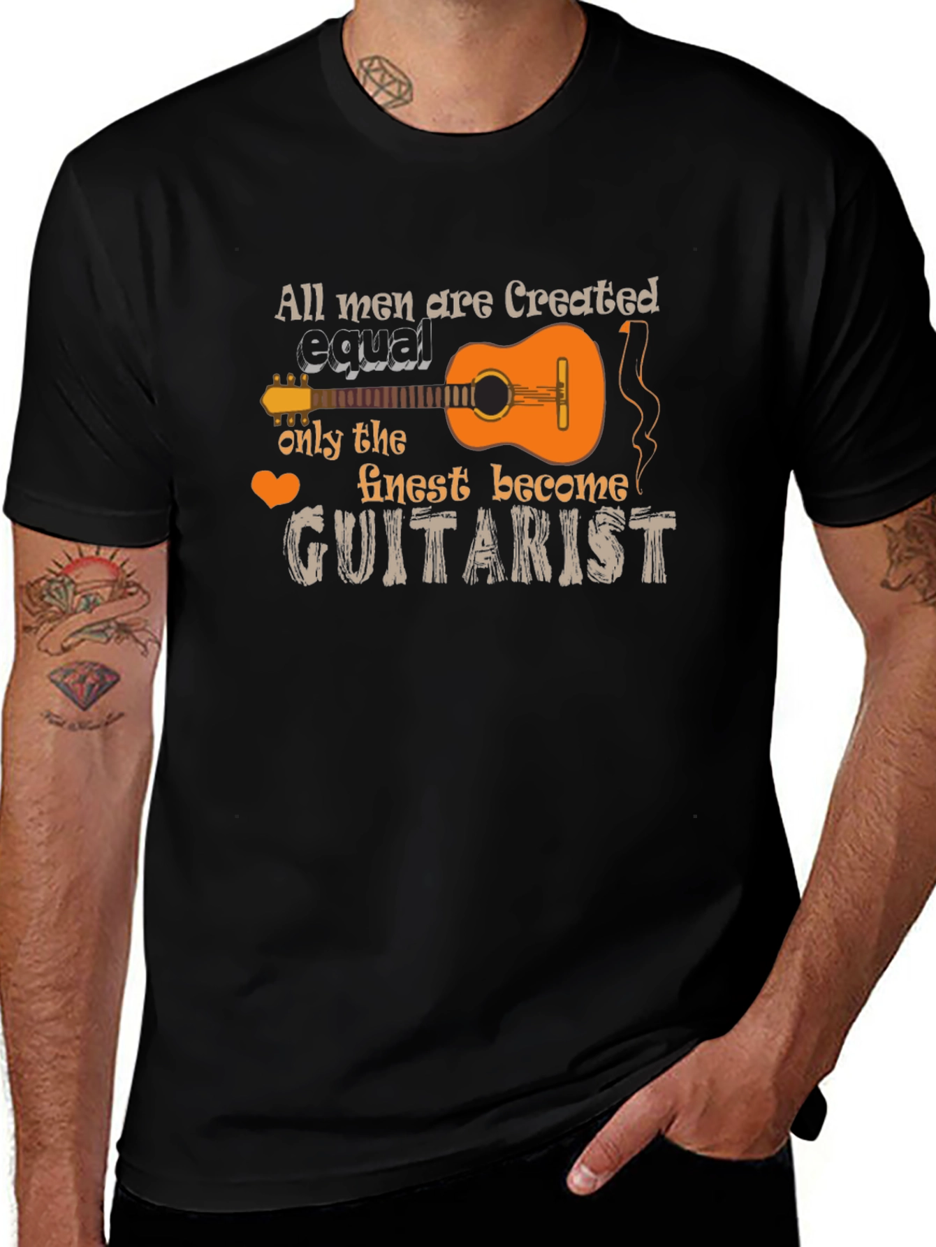 Guitarist T-Shirt - All Men Created Equal