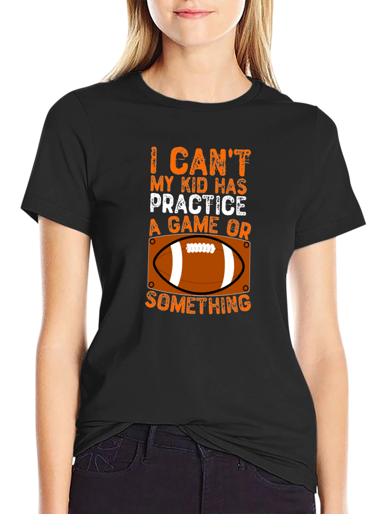 Funny Football Parent T-Shirt - My Kid Has Practice