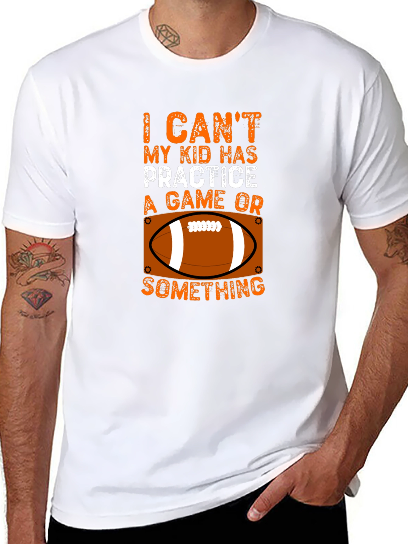 Funny Football Parent T-Shirt - My Kid Has Practice
