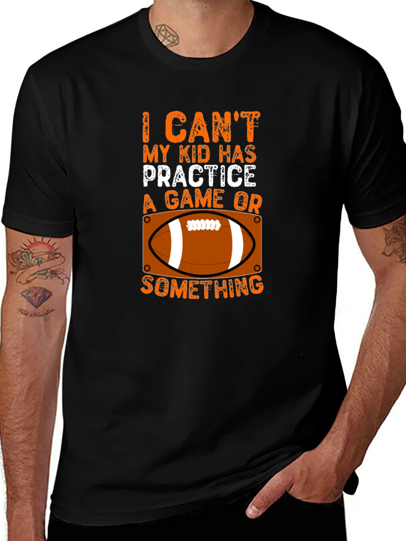 Funny Football Parent T-Shirt - My Kid Has Practice
