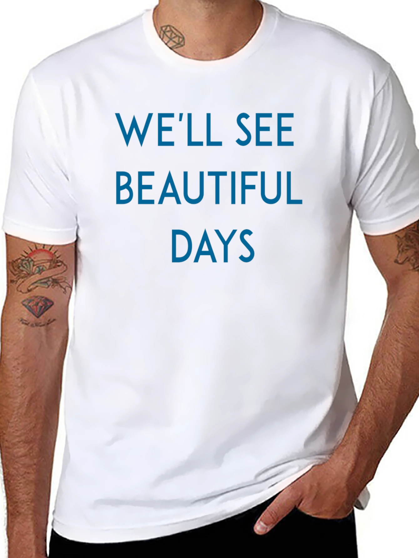 Inspirational Graphic Tee - Well See Beautiful Days